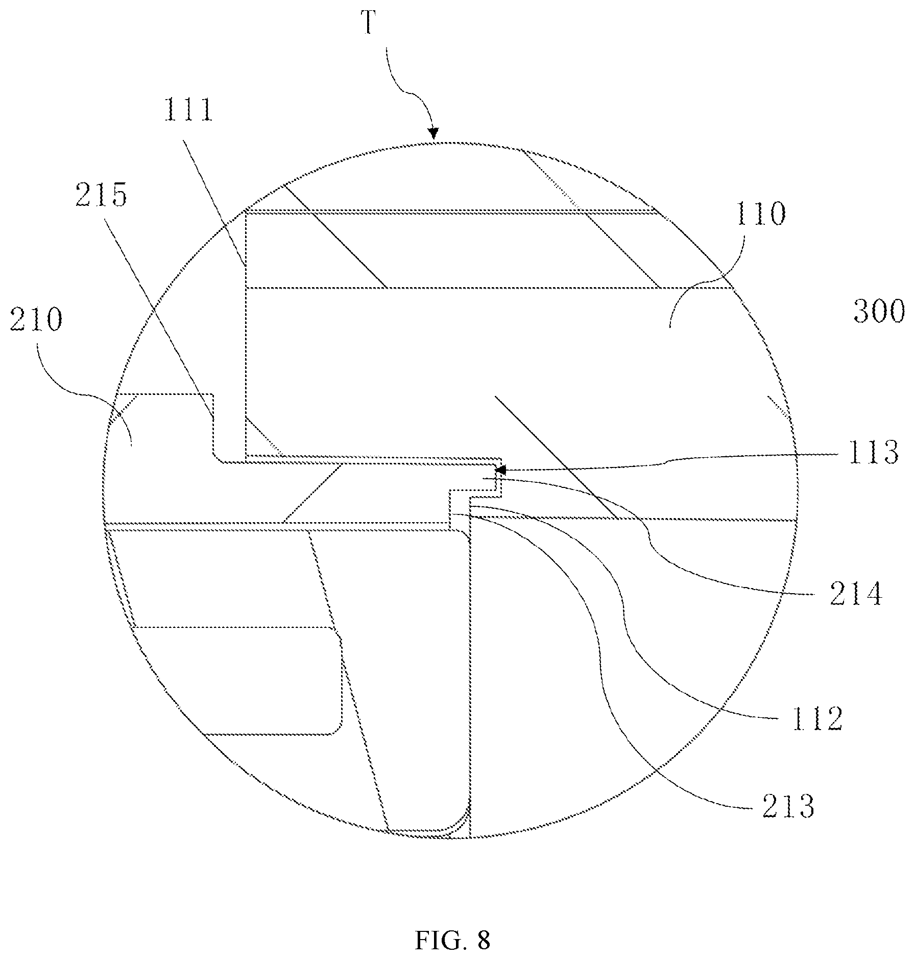 Patent US12612813 Figure 7 – Hinge and opening and closing device