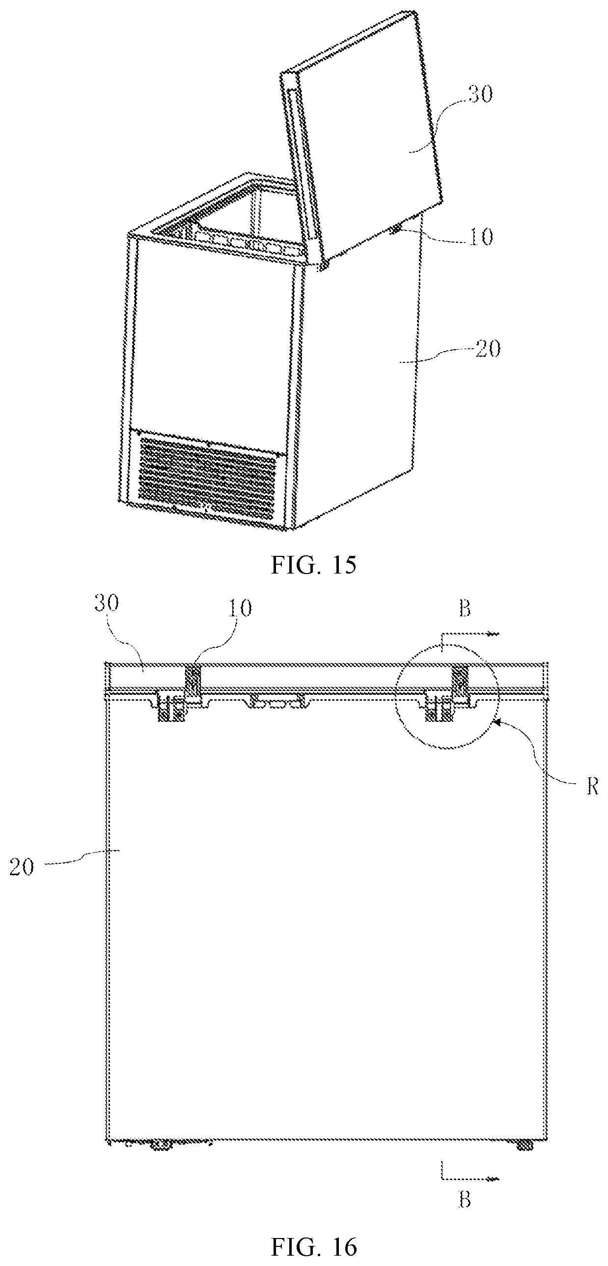 Patent US12612813 Figure 12 – Hinge and opening and closing device