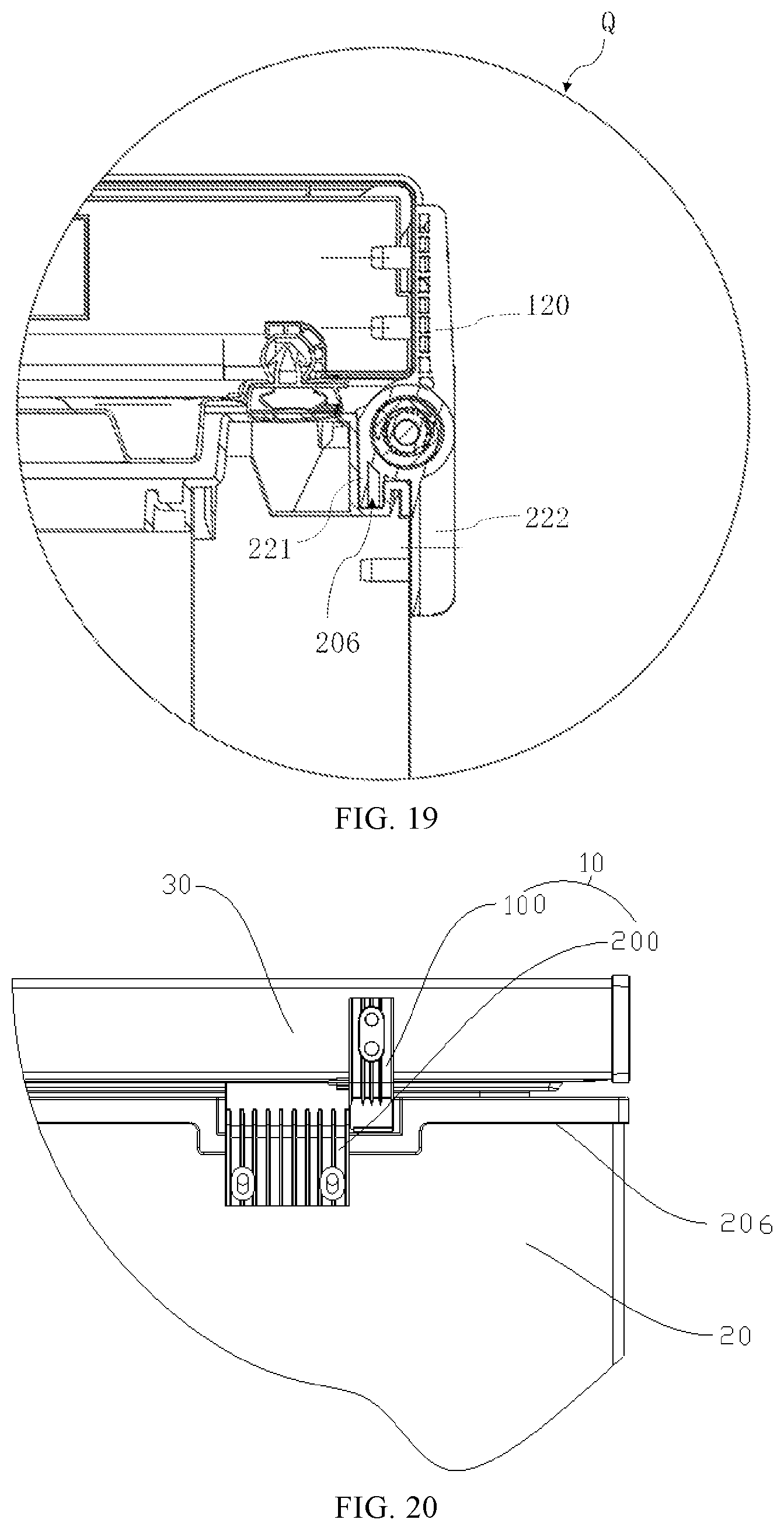 Patent US12612813 Figure 14 – Hinge and opening and closing device