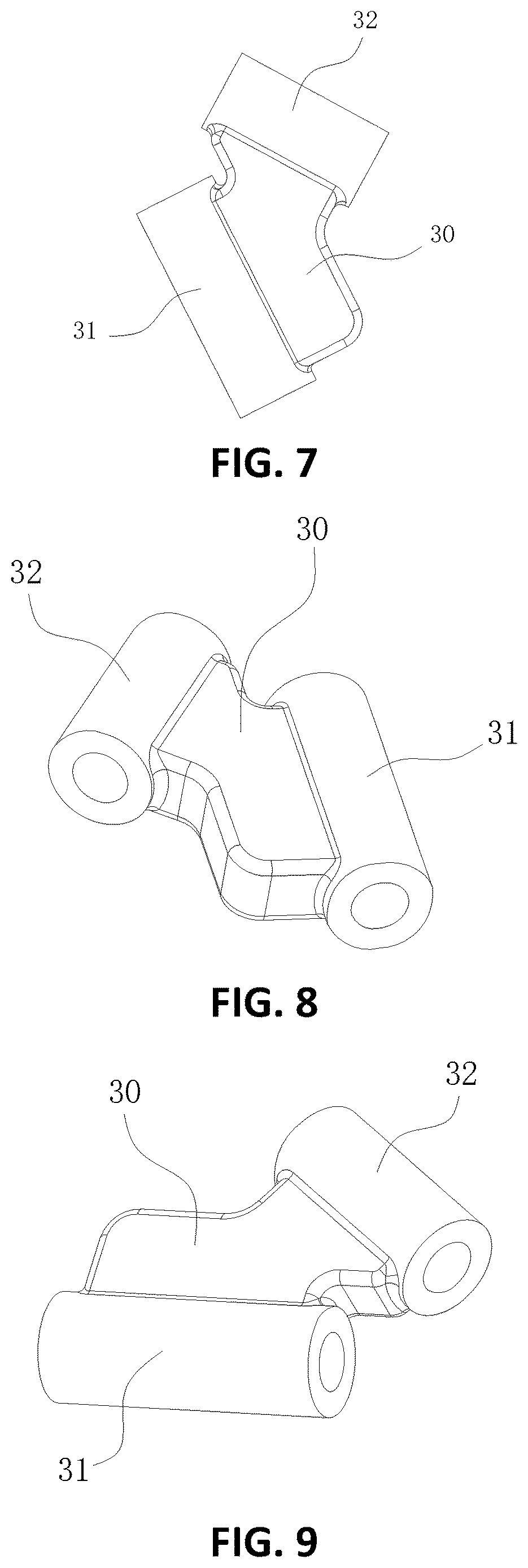 Patent US12612814 Figure 4 – Butterfly door hinge and vehicle having the same