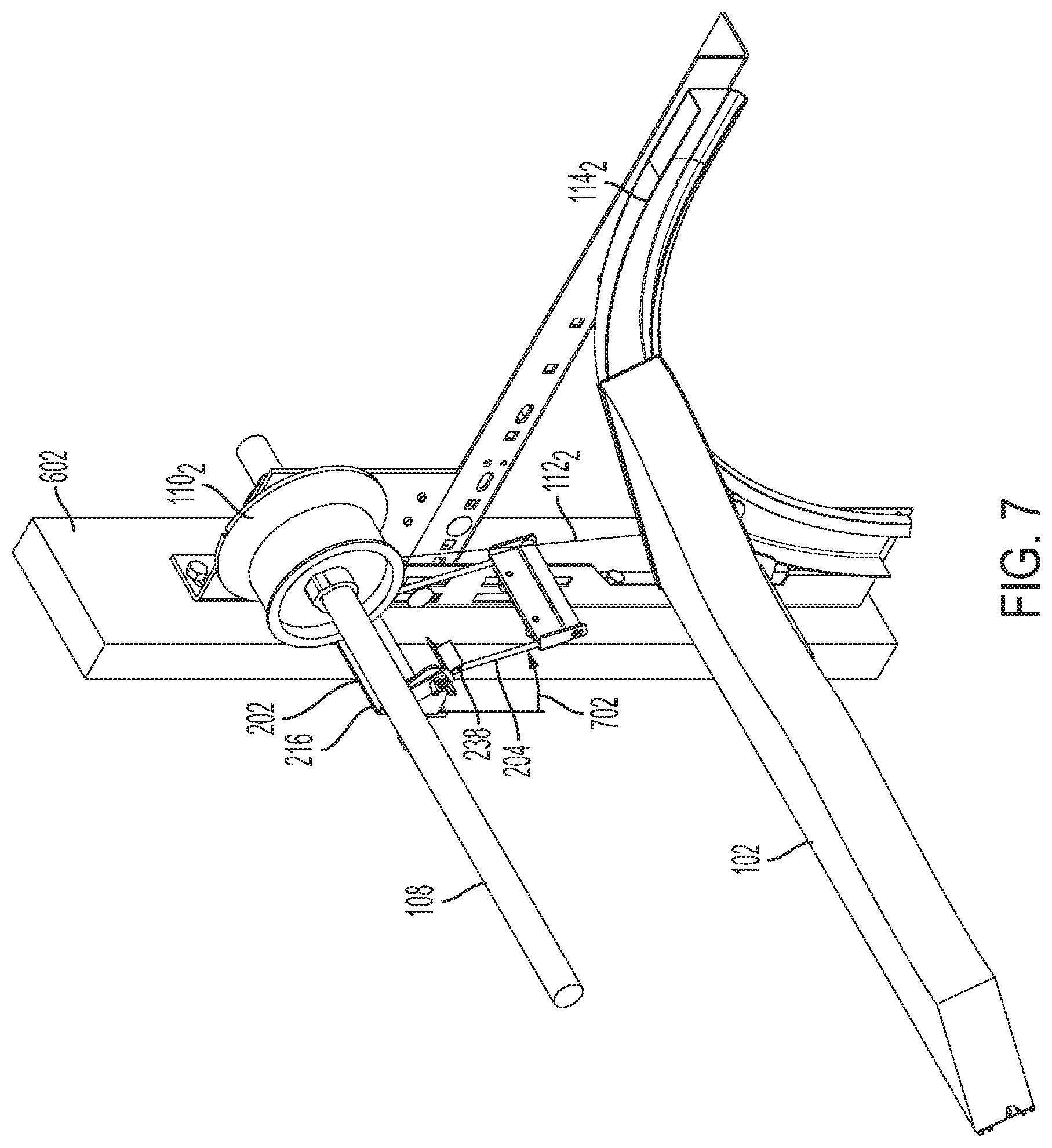 Patent US12612815 Figure 5 – Cable tension device for overhead door