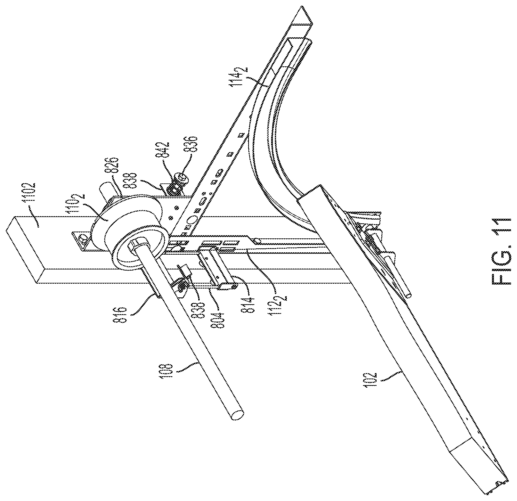 Patent US12612815 Figure 7 – Cable tension device for overhead door