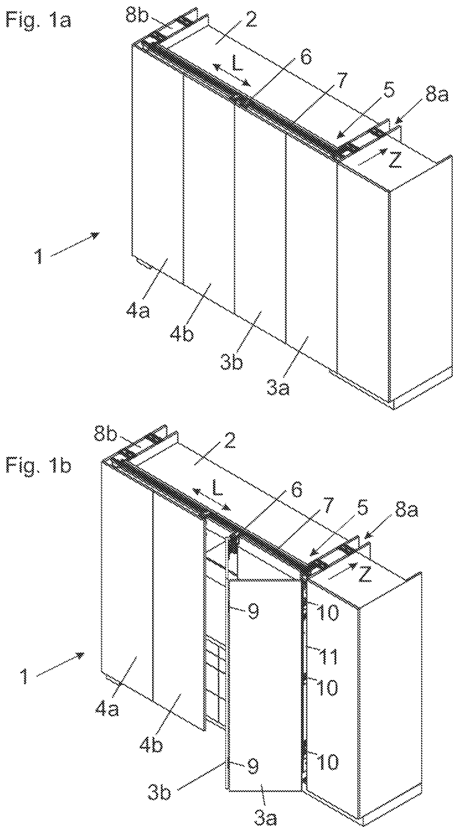 Patent US12612816 Figure 1 – Guide system for guiding at least one door leaf relative to a furniture body