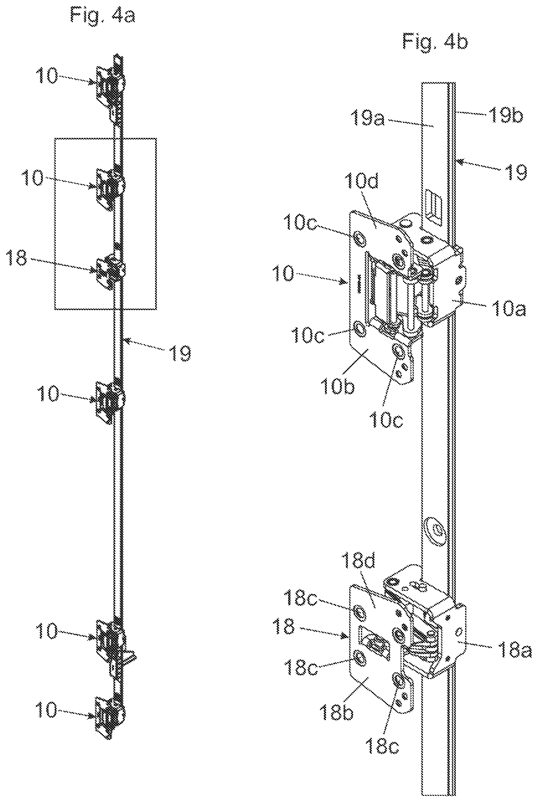 Patent US12612816 Figure 4 – Guide system for guiding at least one door leaf relative to a furniture body