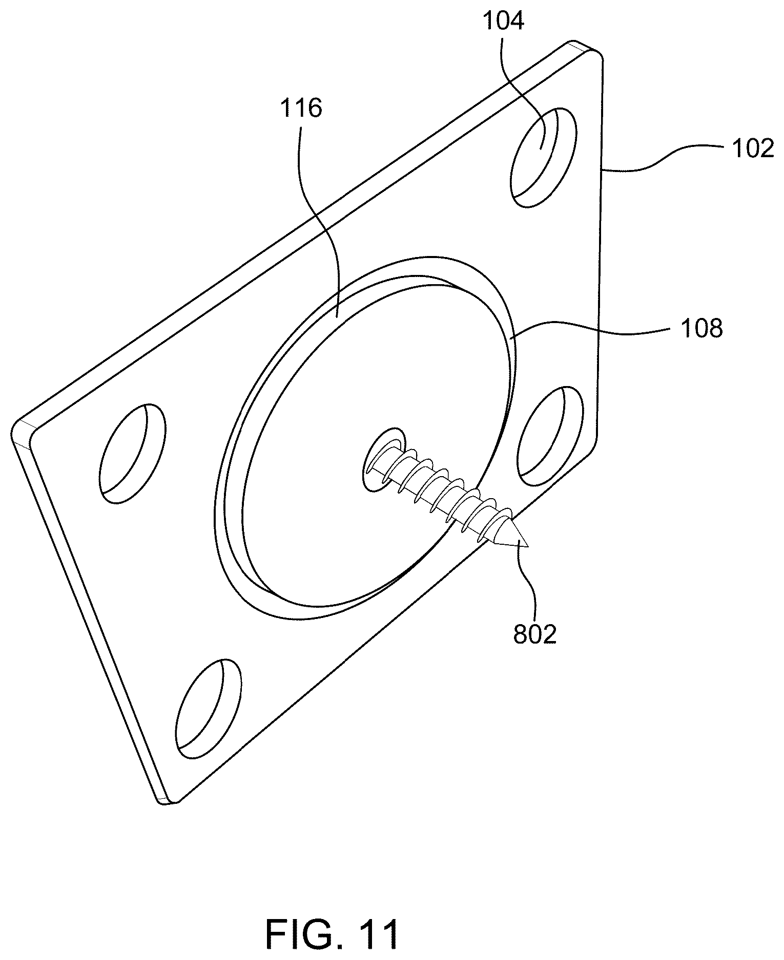 Patent US12612817 Figure 11 – Door stop repair device