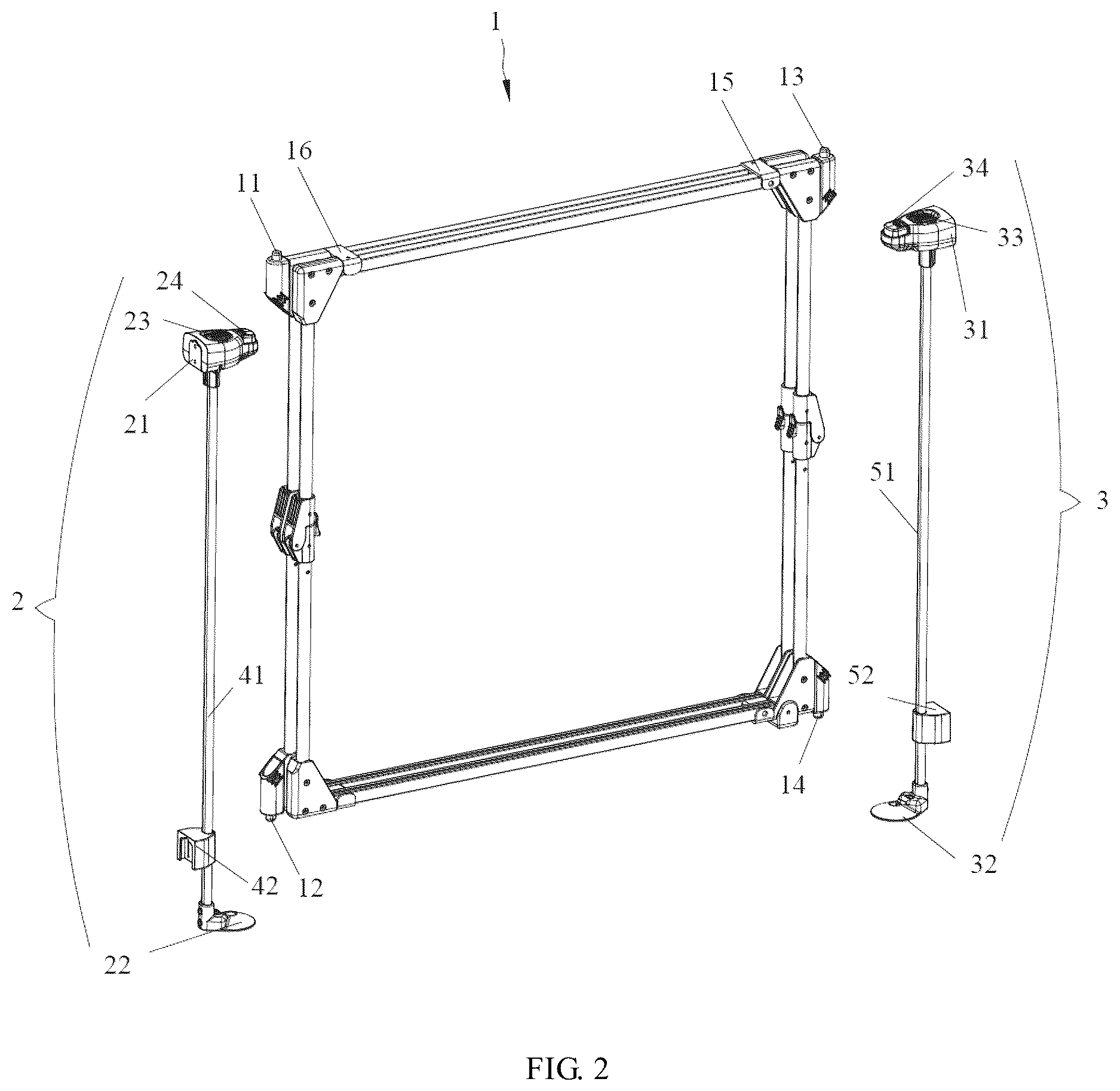 Patent US12612820 Figure 2 – Type of sliding door railing