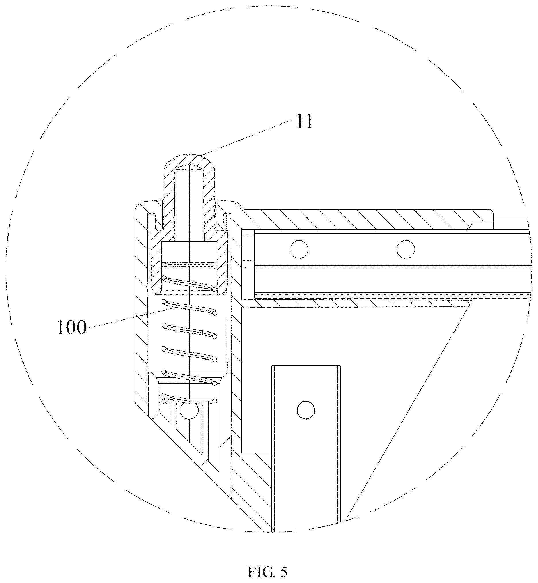 Patent US12612820 Figure 5 – Type of sliding door railing