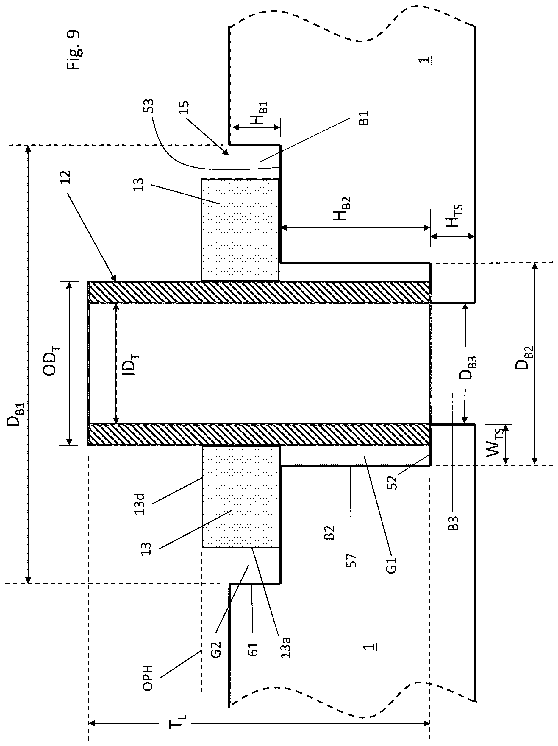Patent US12612821 Figure 11 – Vacuum insulated panel with improved thermal performance proximate edge of glass during asymmetric thermal conditions