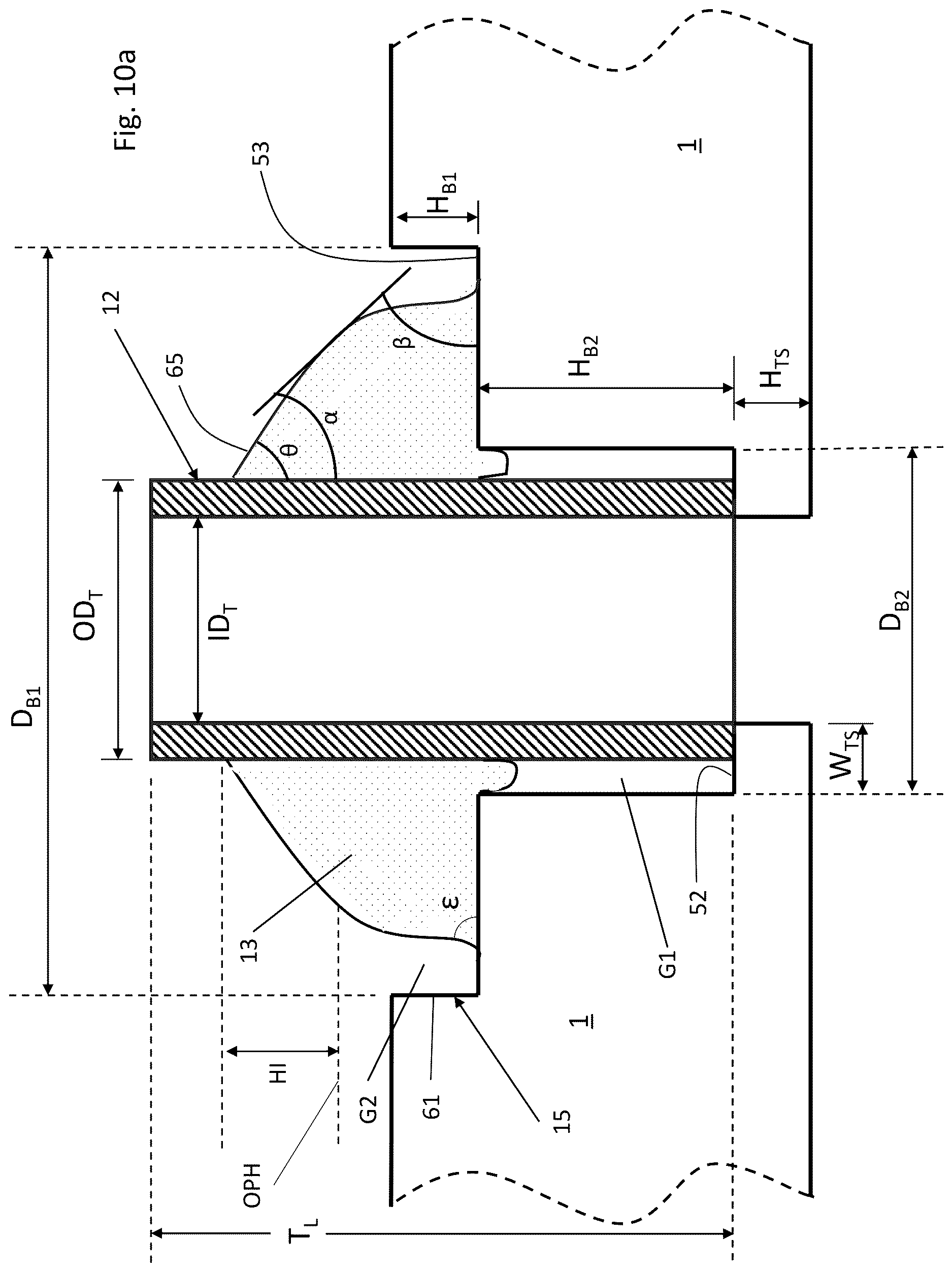 Patent US12612821 Figure 12 – Vacuum insulated panel with improved thermal performance proximate edge of glass during asymmetric thermal conditions