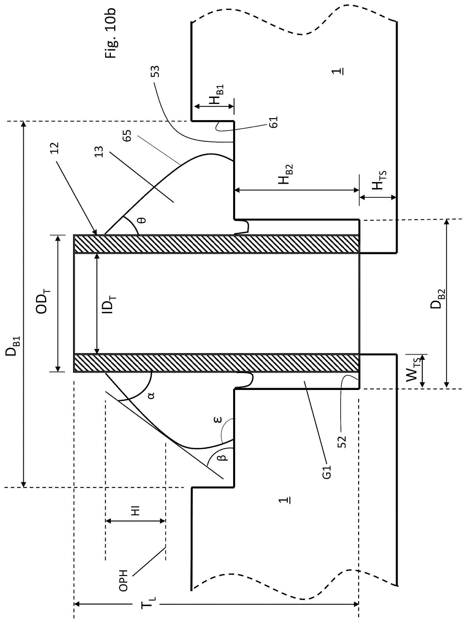 Patent US12612821 Figure 13 – Vacuum insulated panel with improved thermal performance proximate edge of glass during asymmetric thermal conditions