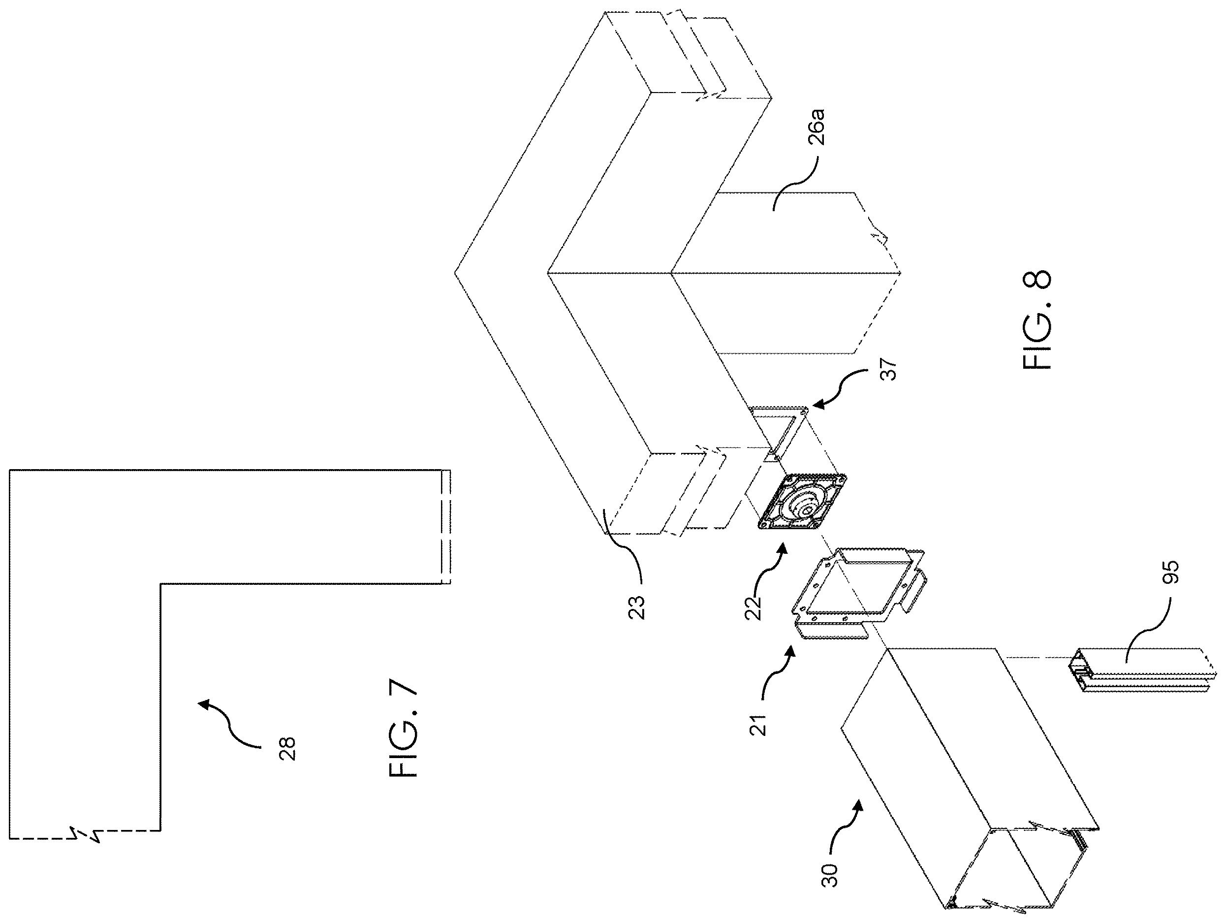 Patent US12612822 Figure 3 – Adjustable screen hood assembly for sloped roof structures