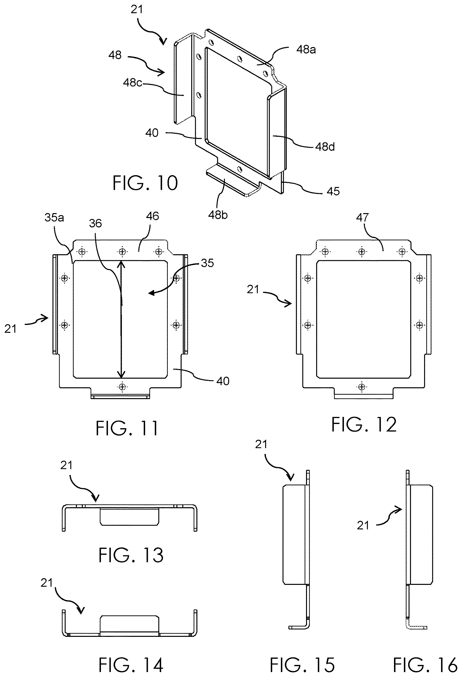Patent US12612822 Figure 5 – Adjustable screen hood assembly for sloped roof structures