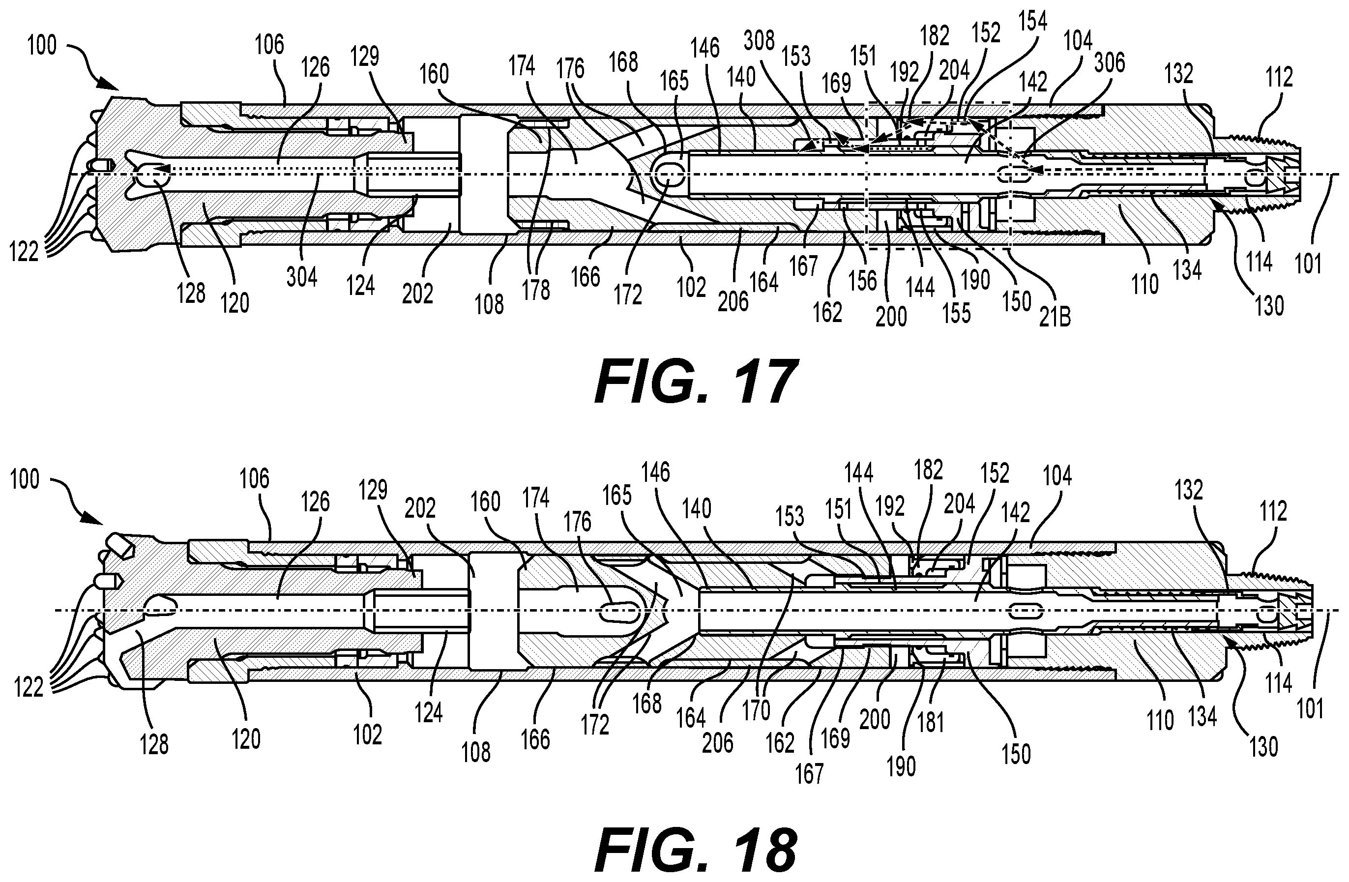 Patent US12612823 Figure 13 – Down-the-hole hammer with adjustable air consumption valve