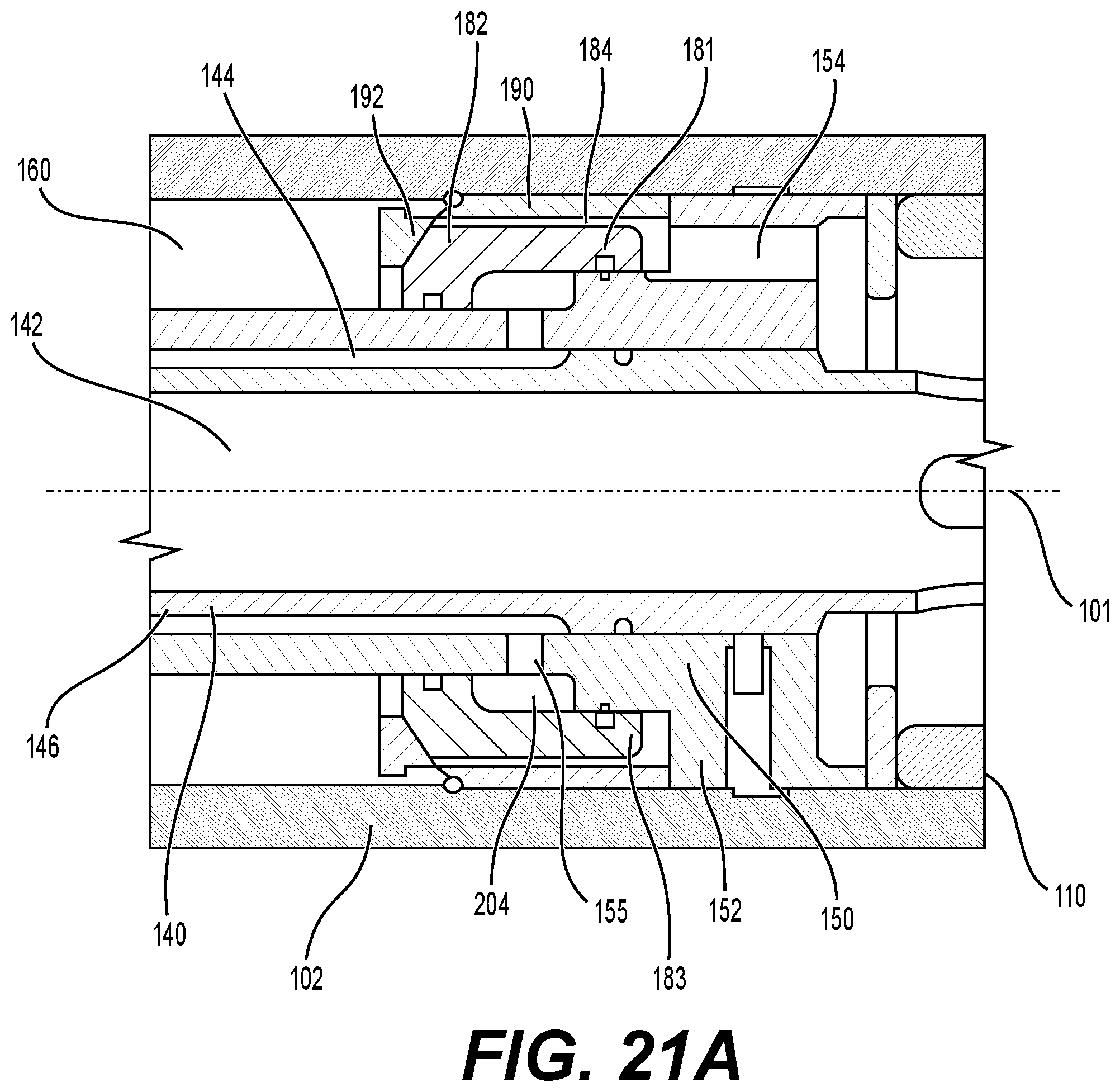 Patent US12612823 Figure 15 – Down-the-hole hammer with adjustable air consumption valve