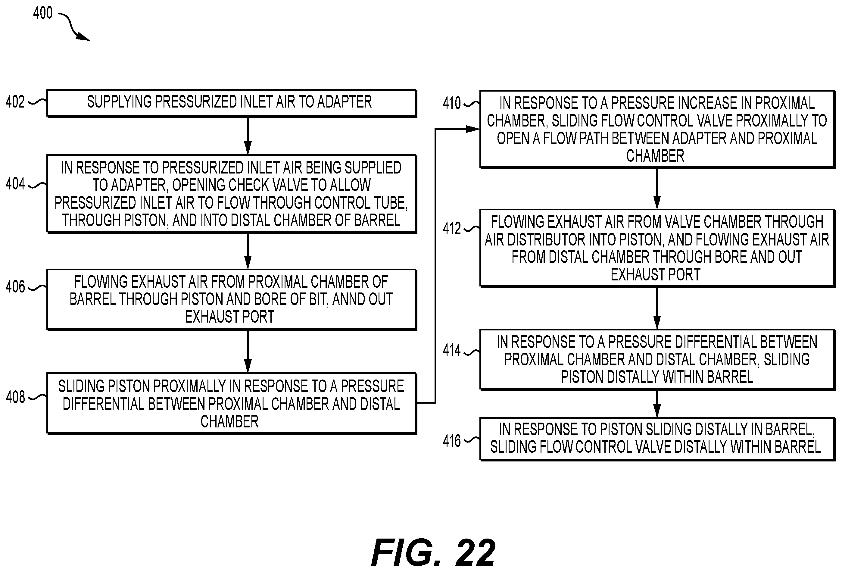 Patent US12612823 Figure 17 – Down-the-hole hammer with adjustable air consumption valve