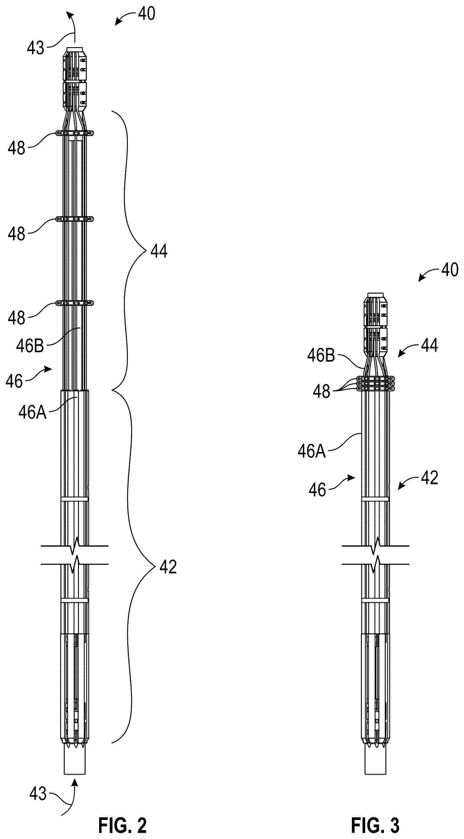 Patent US12612828 Figure 2 – Travel joint with telescoping control lines