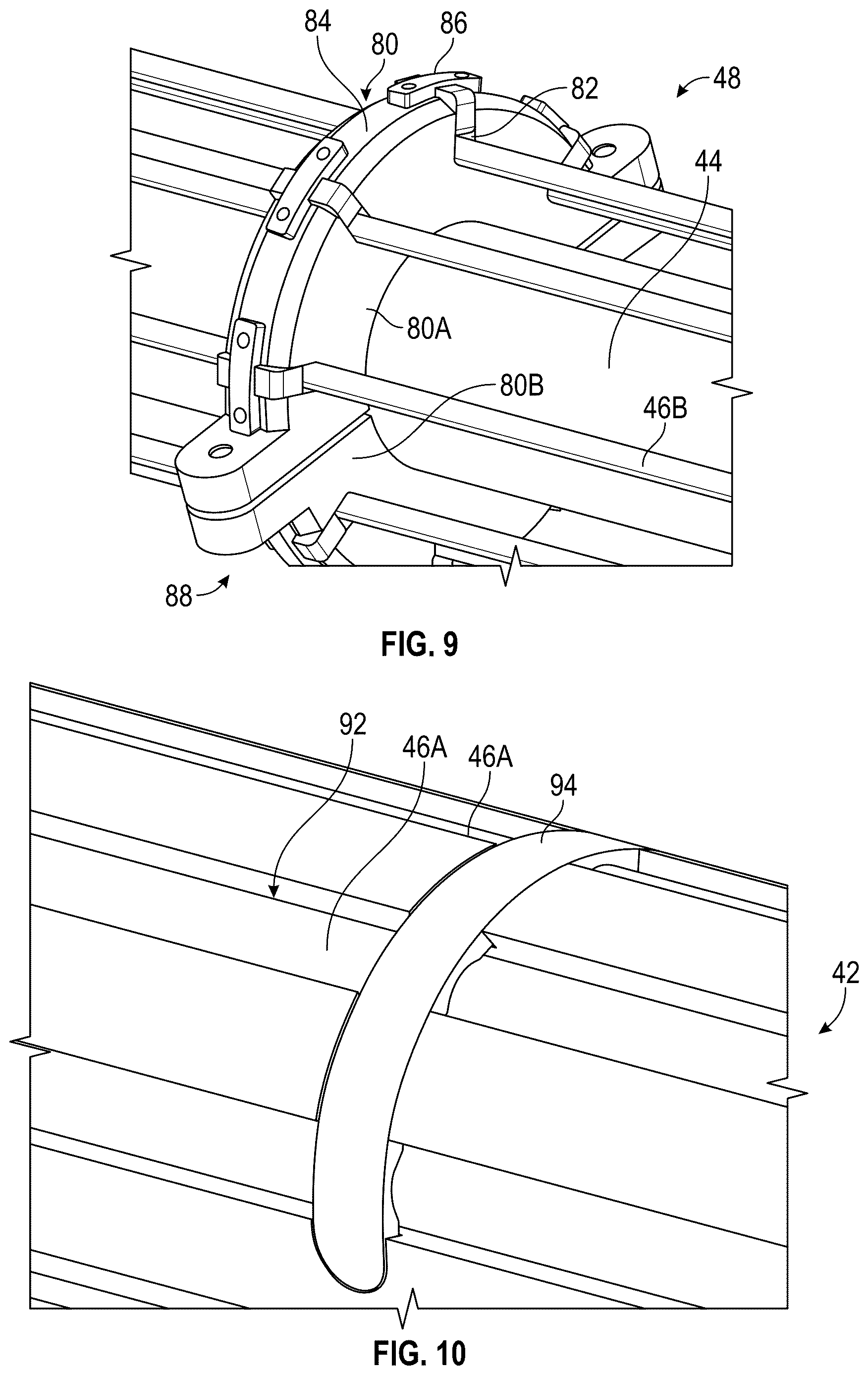 Patent US12612828 Figure 6 – Travel joint with telescoping control lines