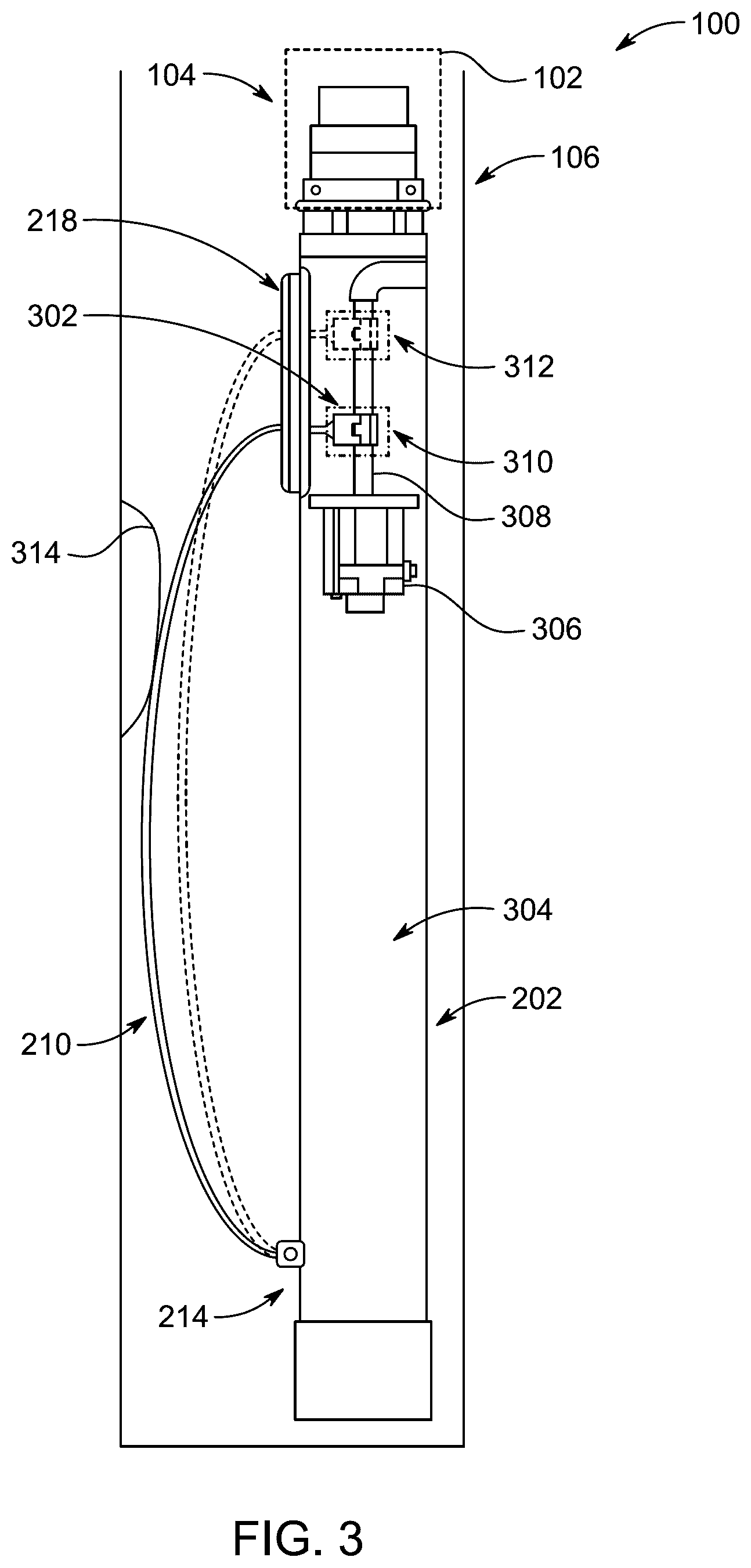 Patent US12612829 Figure 3 – Decentralizer tool for use with wireline logging operations
