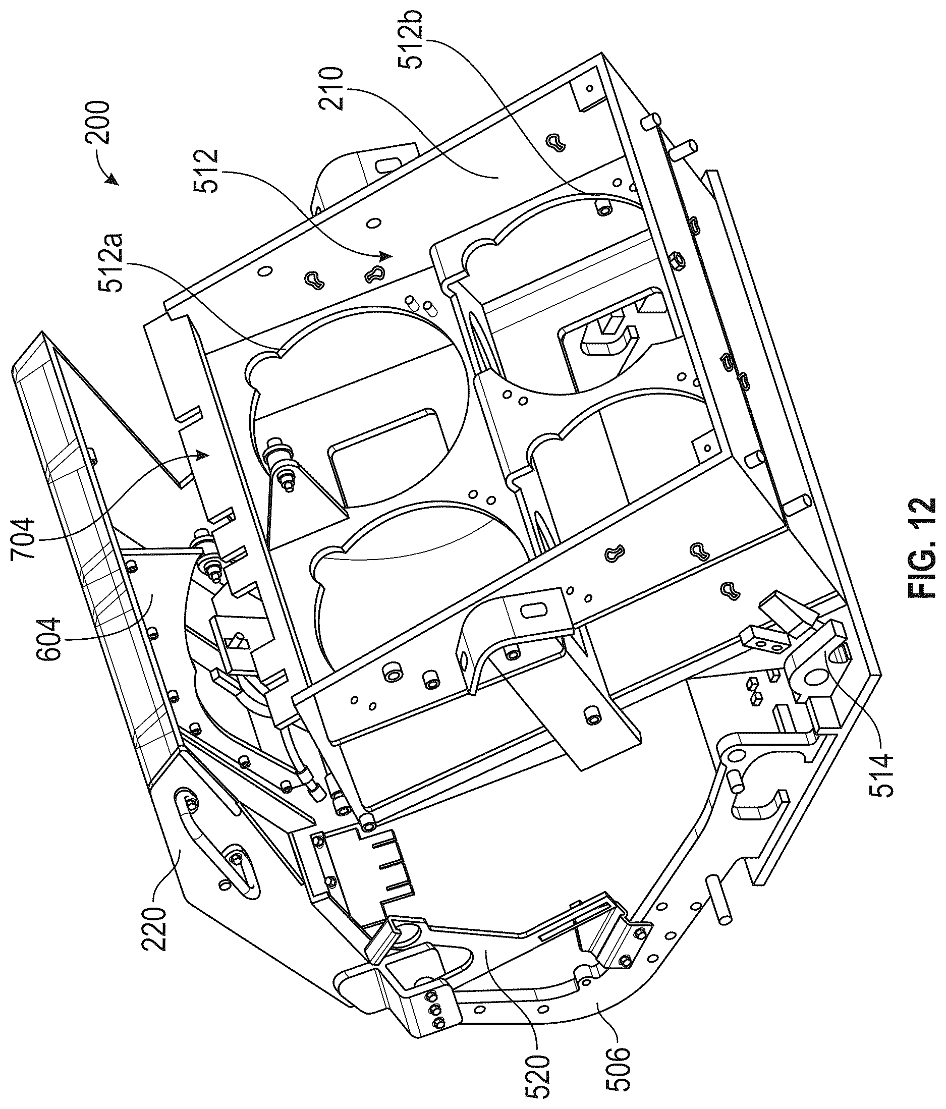 Patent US12612830 Figure 12 – Automatic drill bit changing magazine