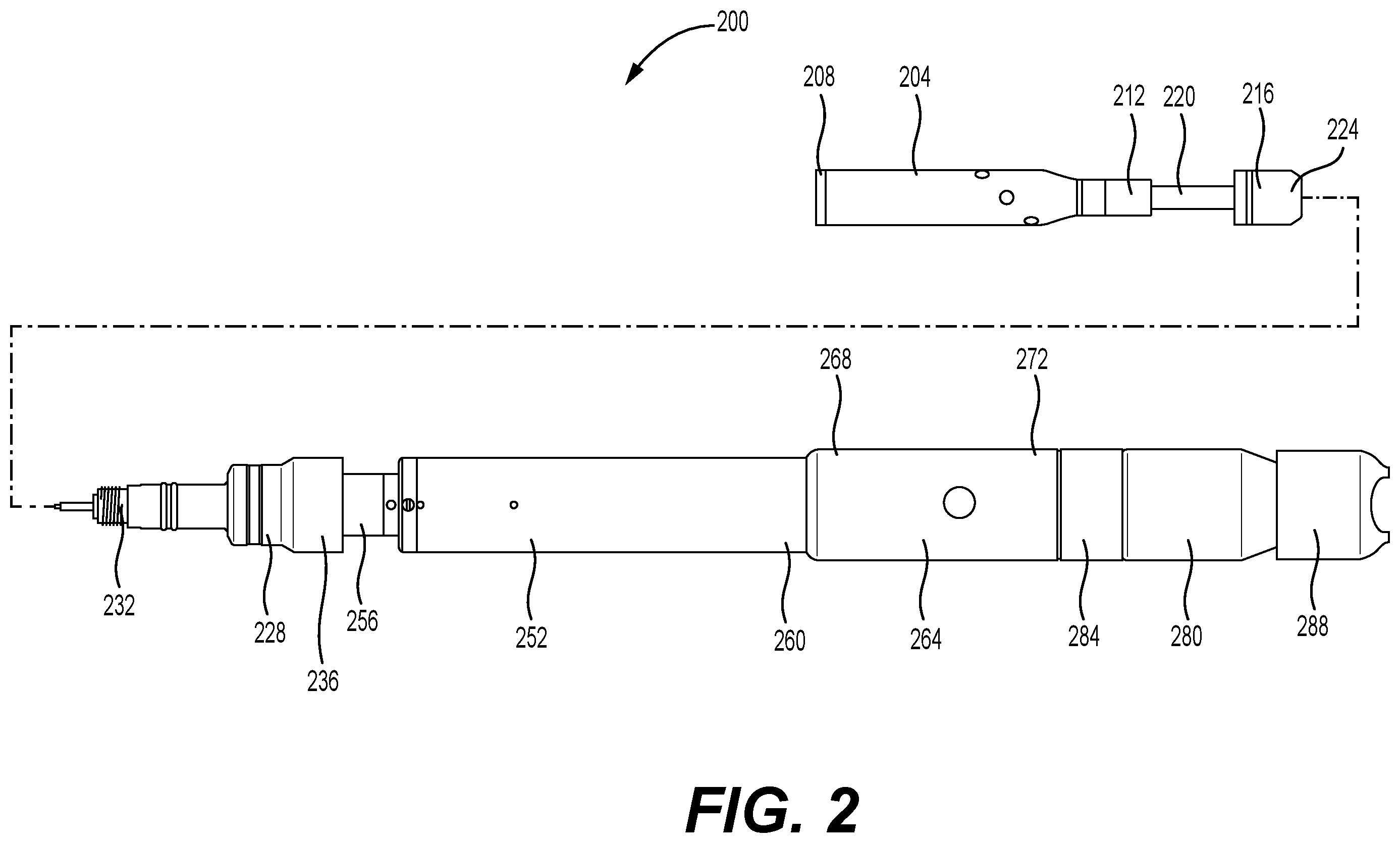 Patent US12612833 Figure 2 – Direct-to-gun setting tool
