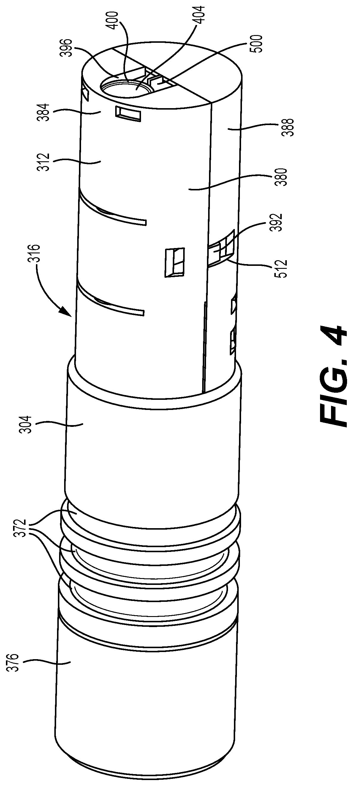 Patent US12612833 Figure 4 – Direct-to-gun setting tool