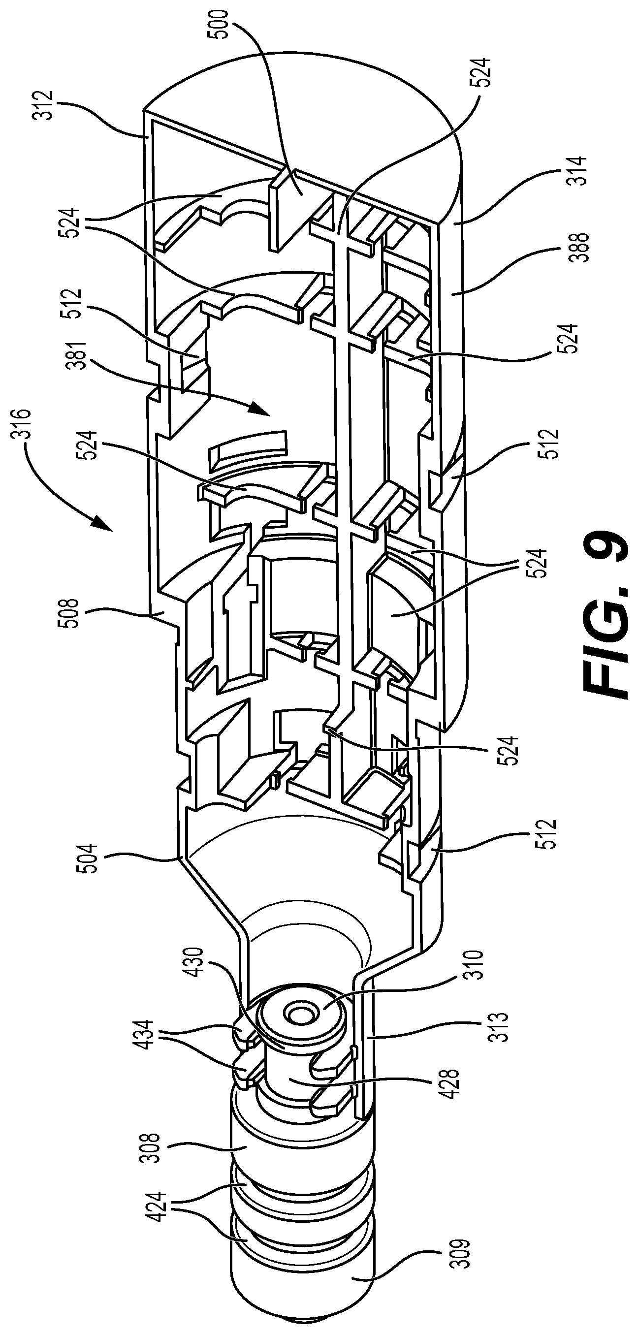 Patent US12612833 Figure 9 – Direct-to-gun setting tool