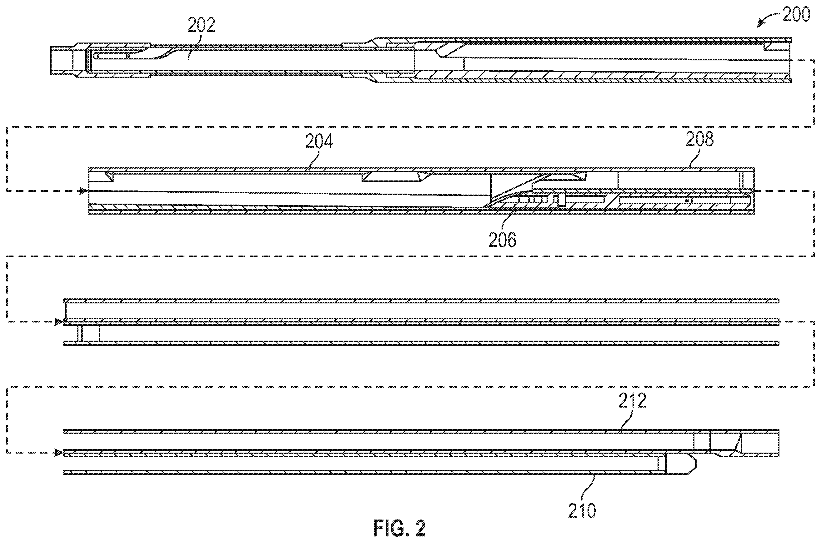 Patent US12612834 Figure 2 – Downhole orienting helix for operations requiring multiple orienting sequences