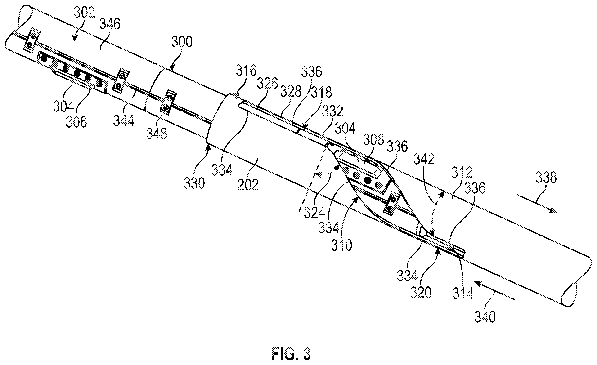 Patent US12612834 Figure 3 – Downhole orienting helix for operations requiring multiple orienting sequences