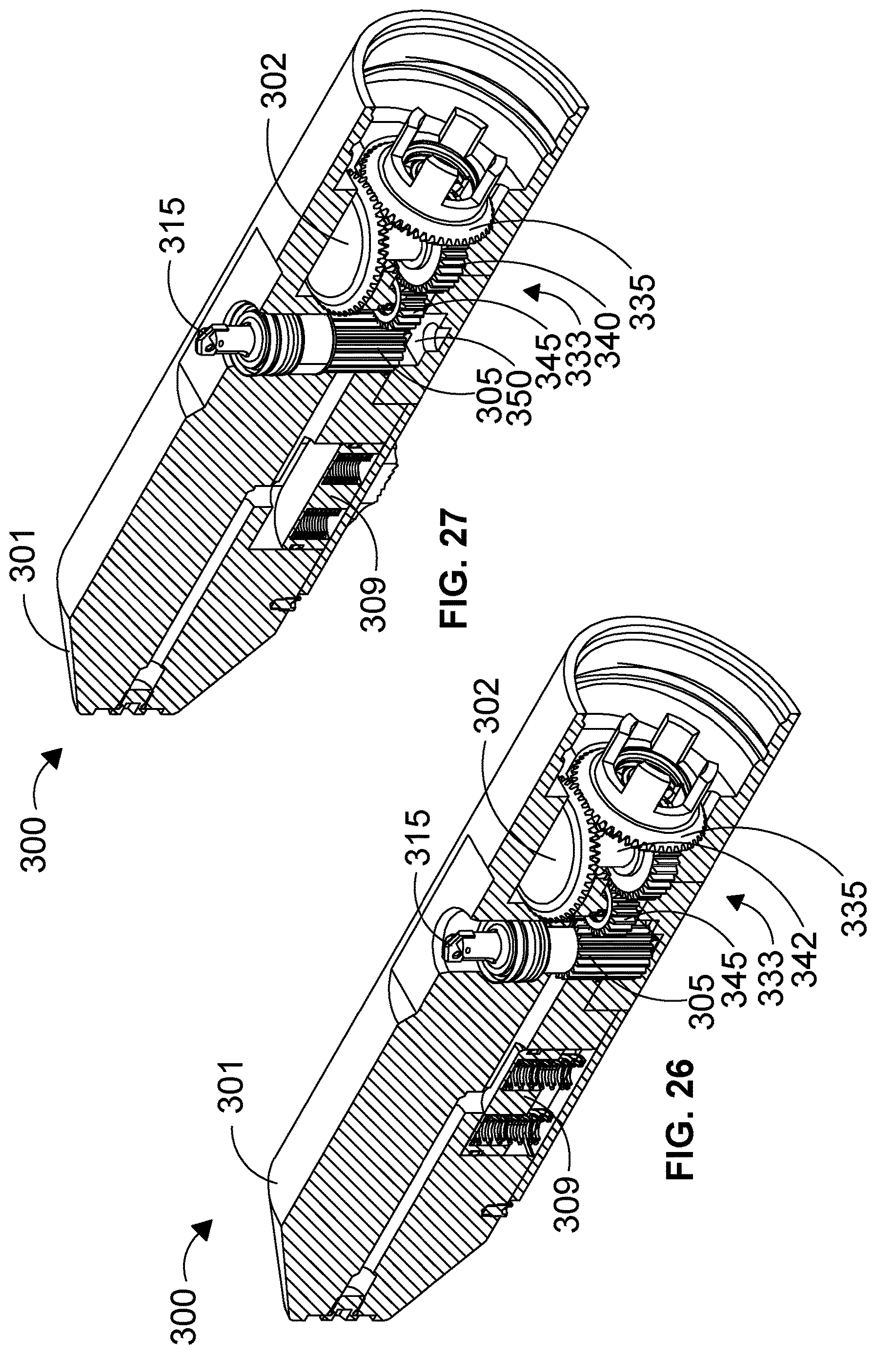 Patent US12612835 Figure 11 – Sidewall drilling tool with hydraulically operated anchoring member and drilling member