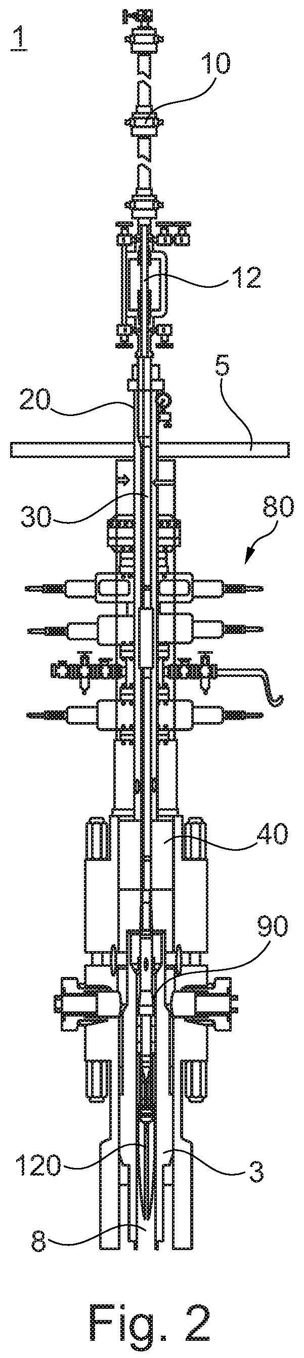Patent US12612836 Figure 2 – Through BOP lubrication system