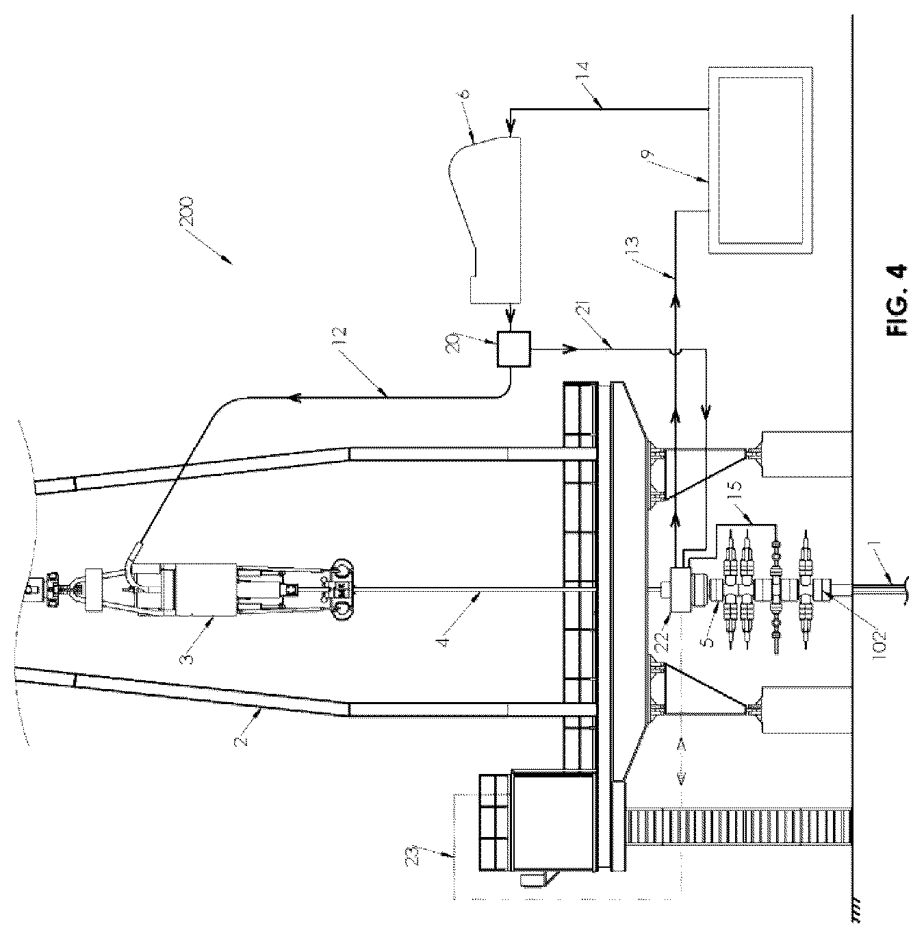 Patent US12612840 Figure 4 – Pressure management device for drilling system