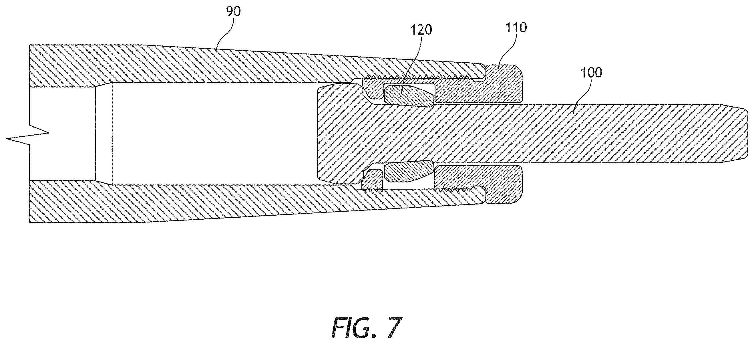 Patent US12612845 Figure 7 – Dart and clutch assembly