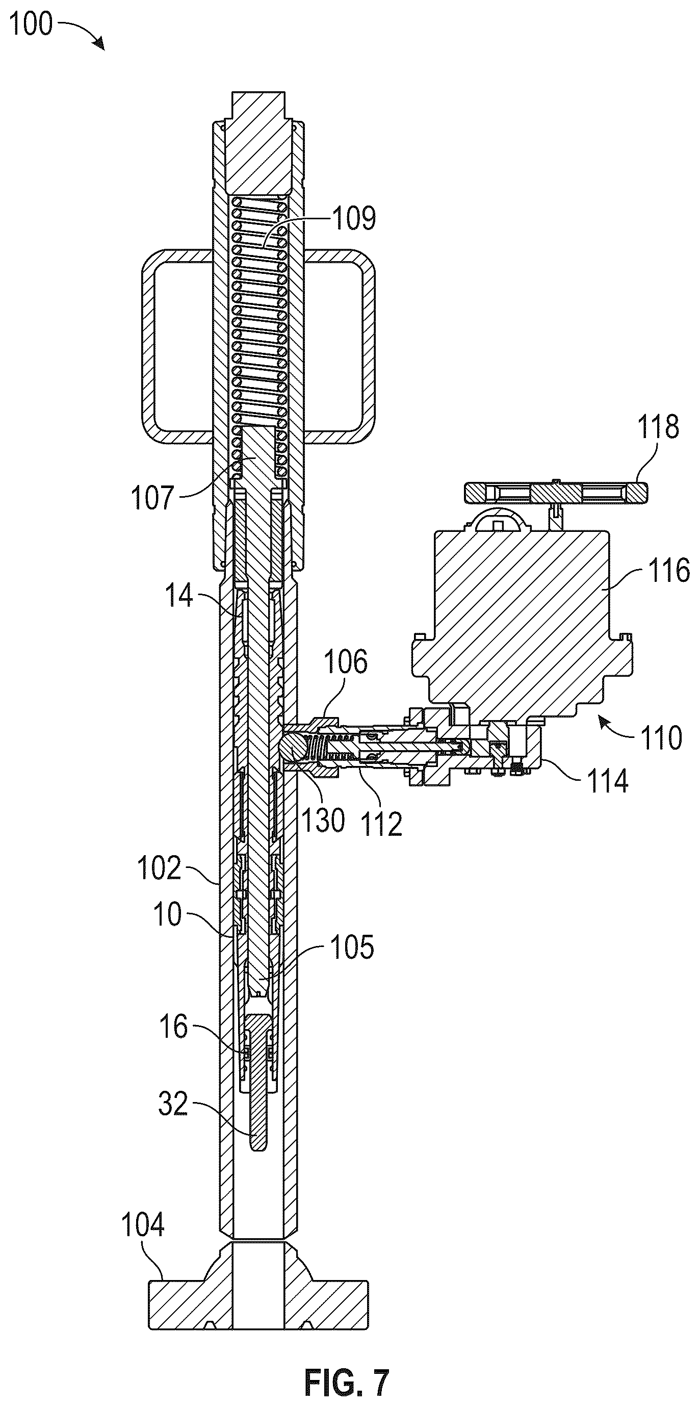 Patent US12612846 Figure 5 – Catcher assembly for a plunger