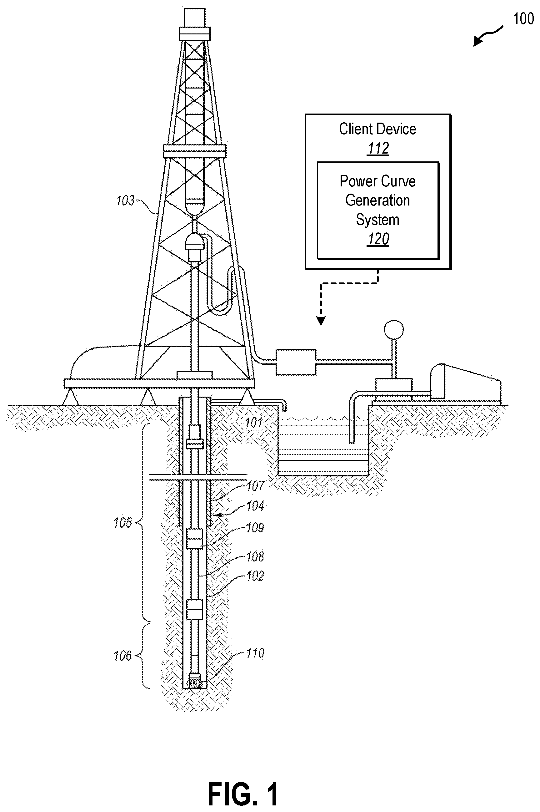 Patent US12612850 Figure 1 – Systems and methods for real time downhole motor power curve generation