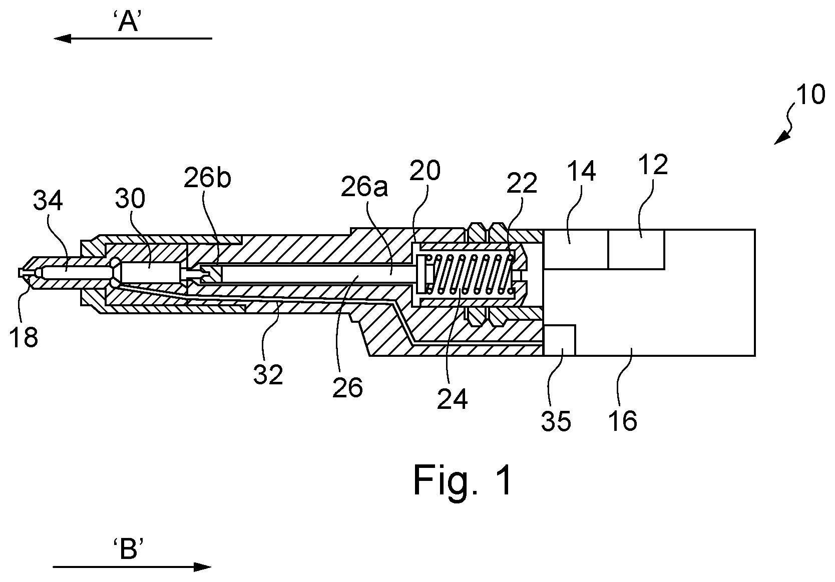 Patent US12612858 Figure 1 – Controlled tracer release system and method of use