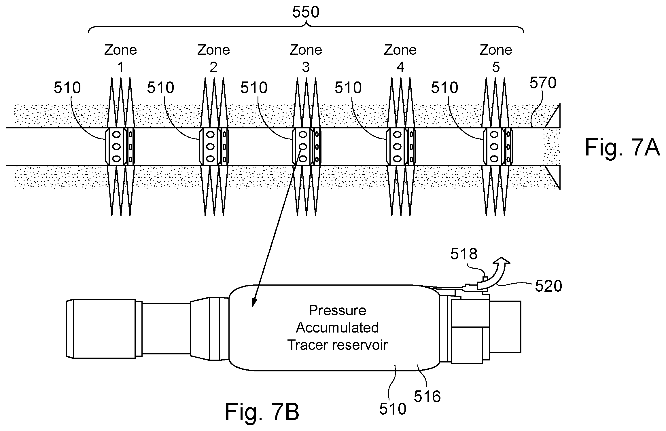 Patent US12612858 Figure 8 – Controlled tracer release system and method of use