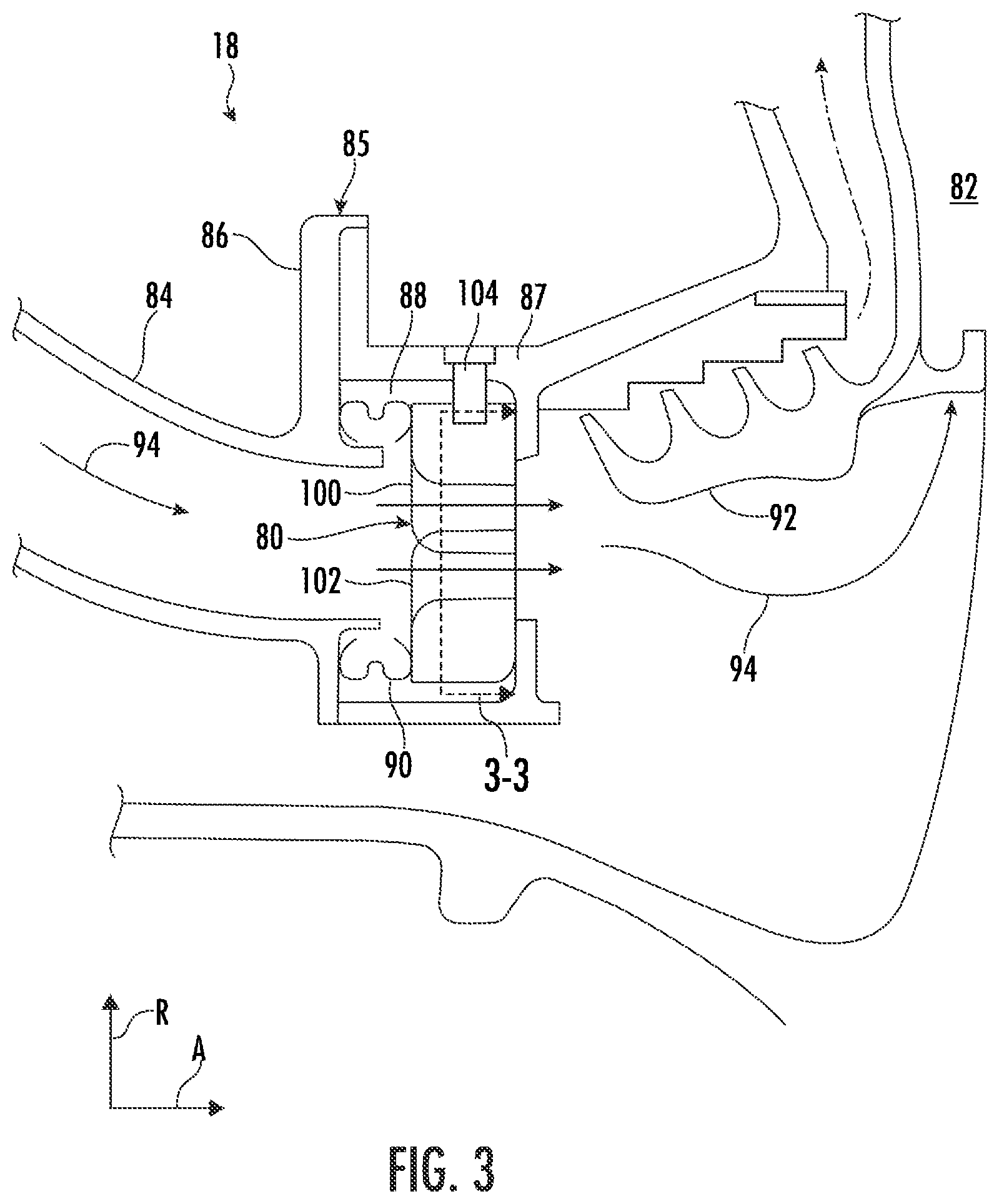 Patent US12612864 Figure 3 – Passive flow modulation device