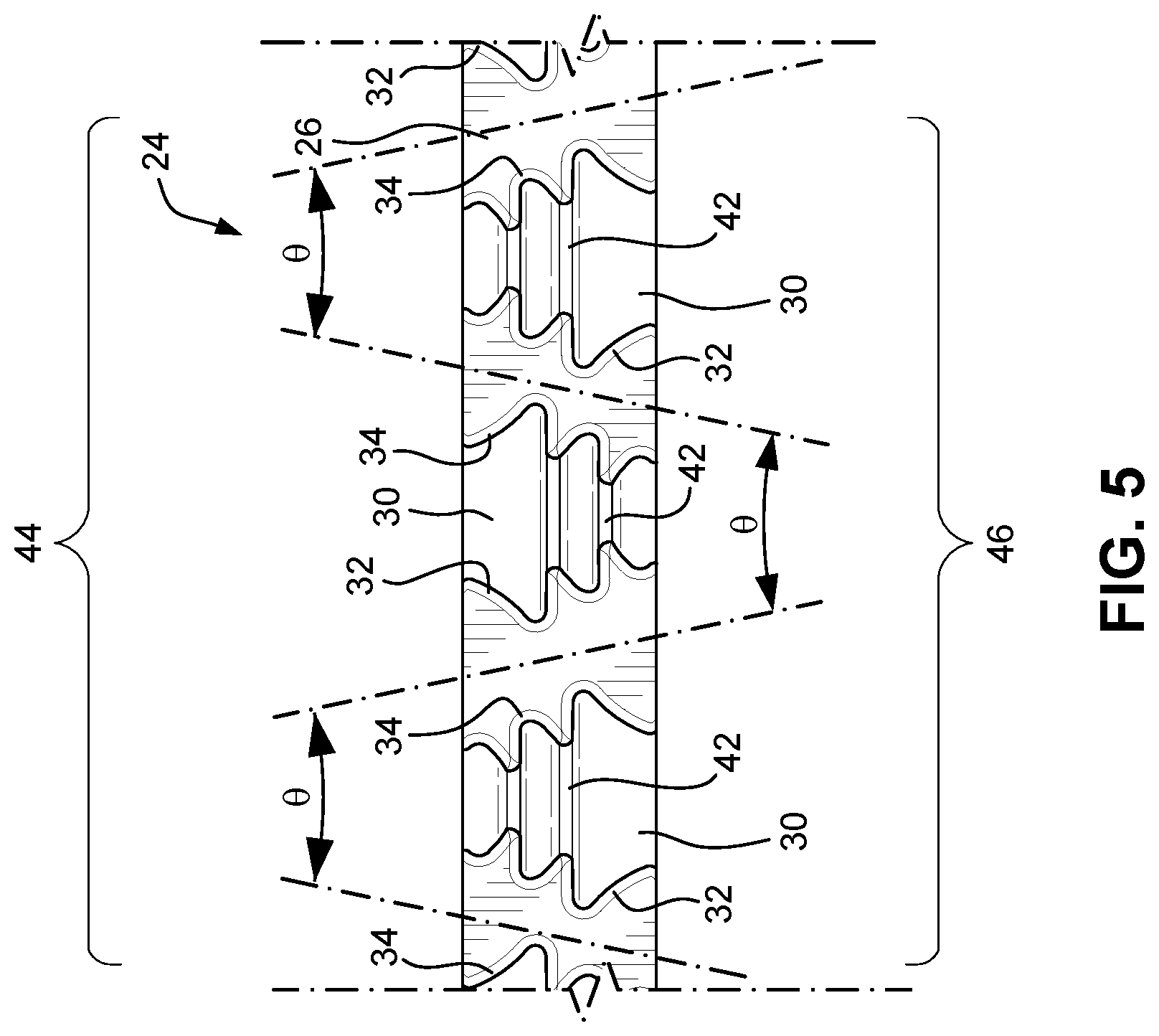 Patent US12612867 Figure 5 – Turbine component holder for imaging