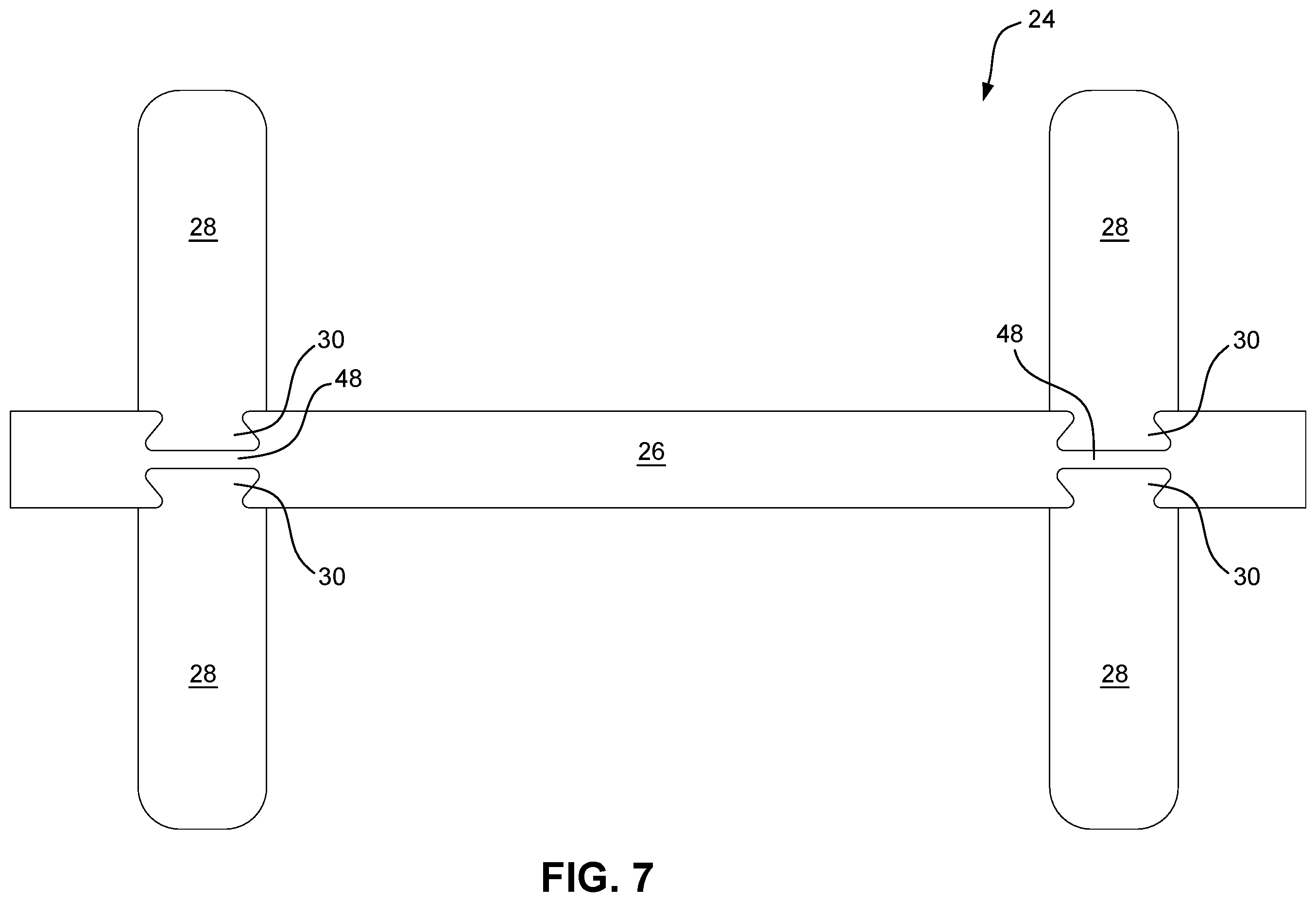 Patent US12612867 Figure 7 – Turbine component holder for imaging