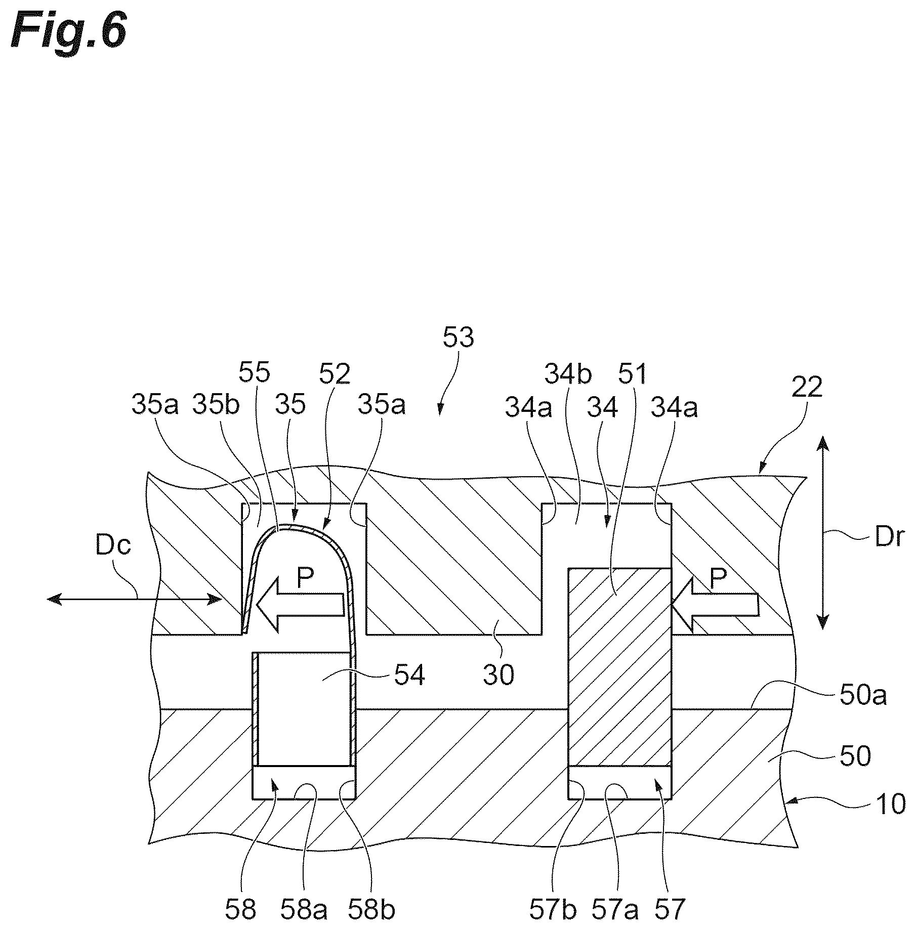 Patent US12612872 Figure 6 – Turbocharger with nozzle ring positioning assembly