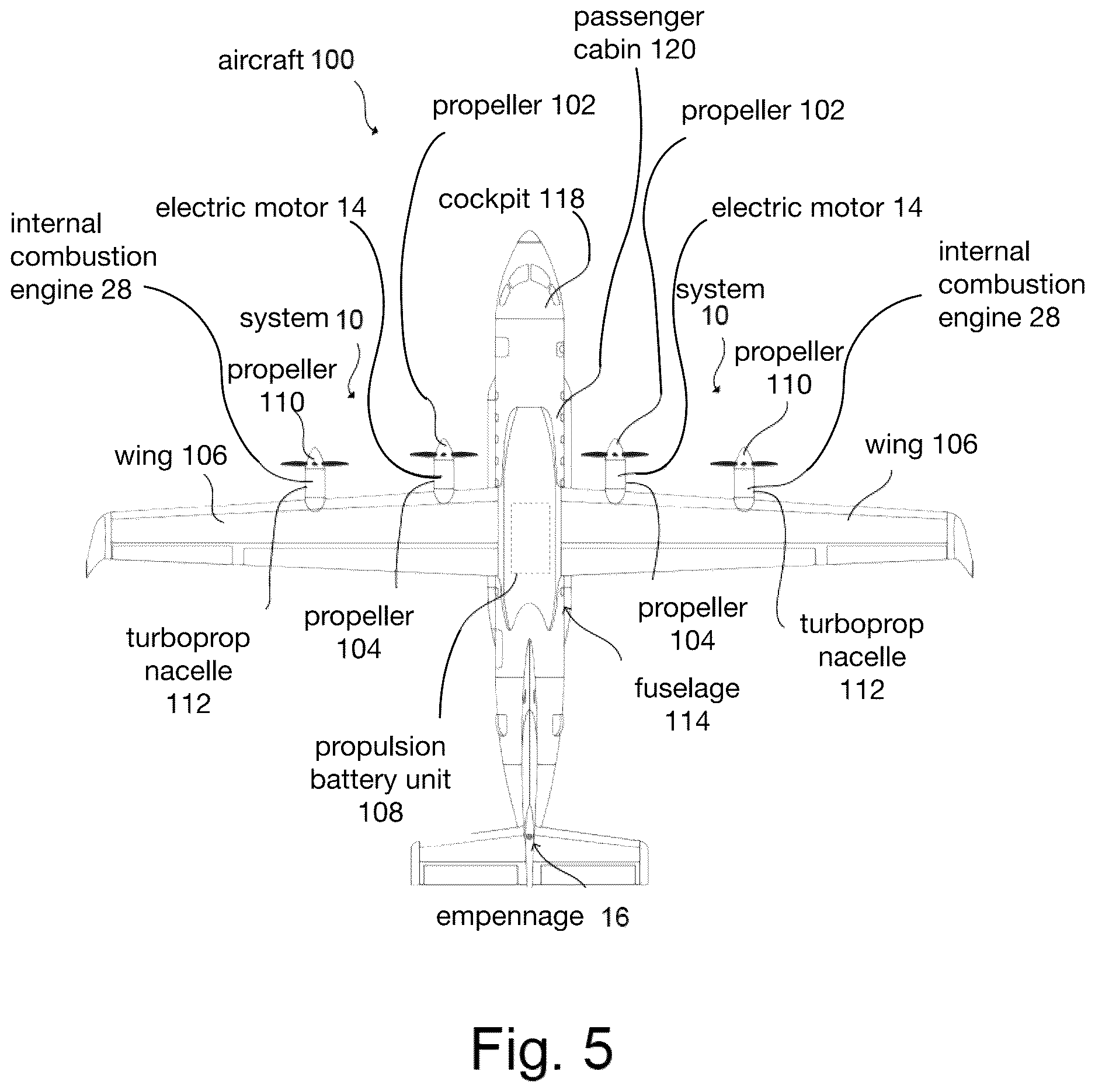Patent US12612873 Figure 5 – Aerospace thermal management system