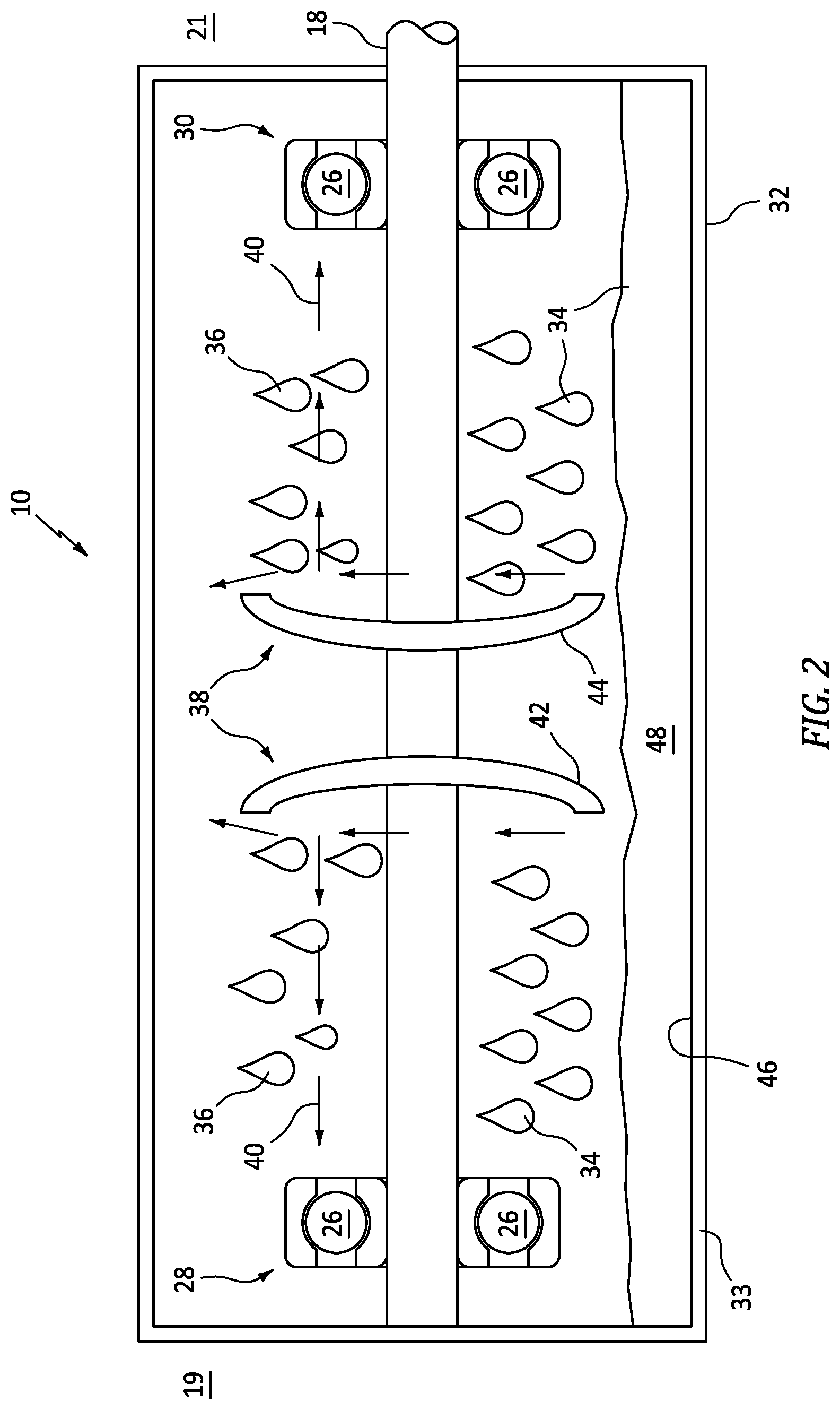 Patent US12612876 Figure 2 – Alternate lubrication mechanism for vehicle bearings