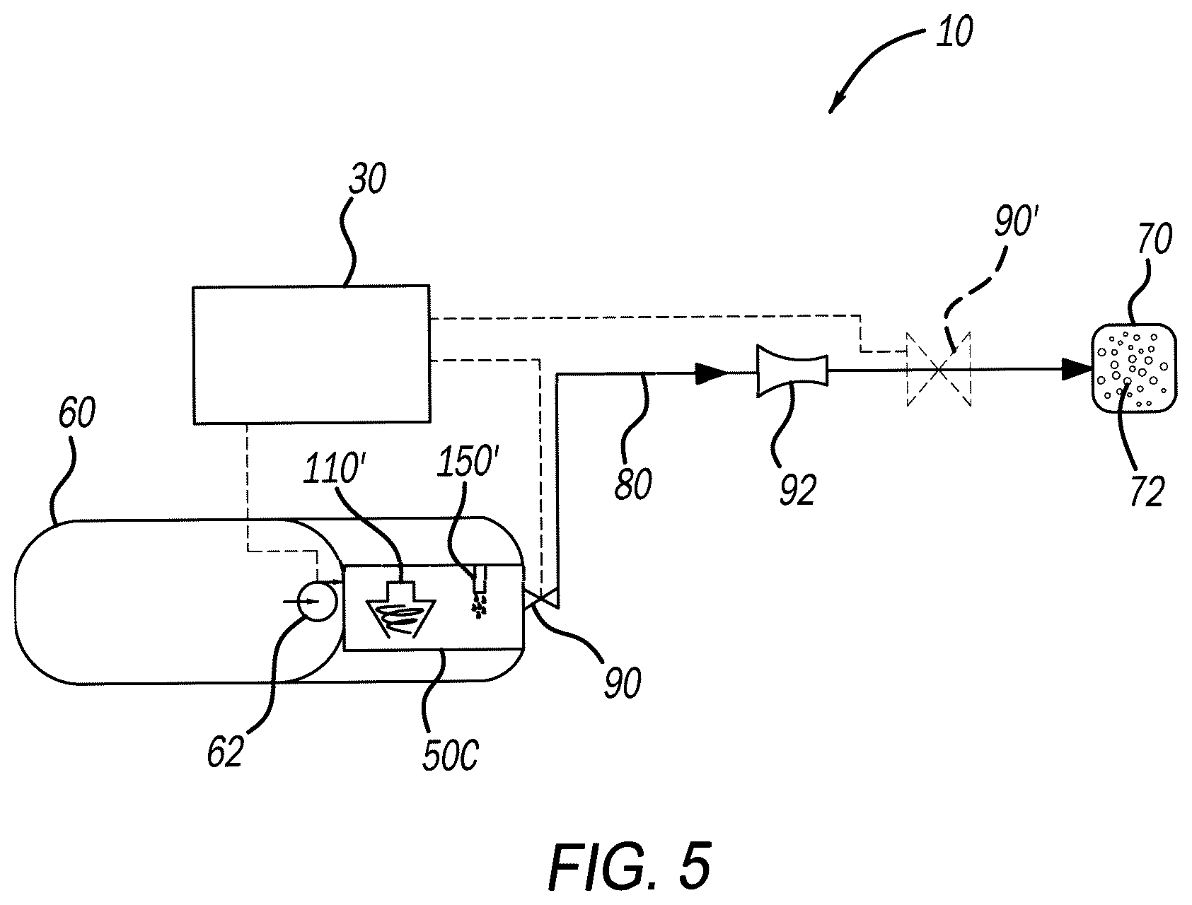 Patent US12612881 Figure 3 – Evaporative emissions control system