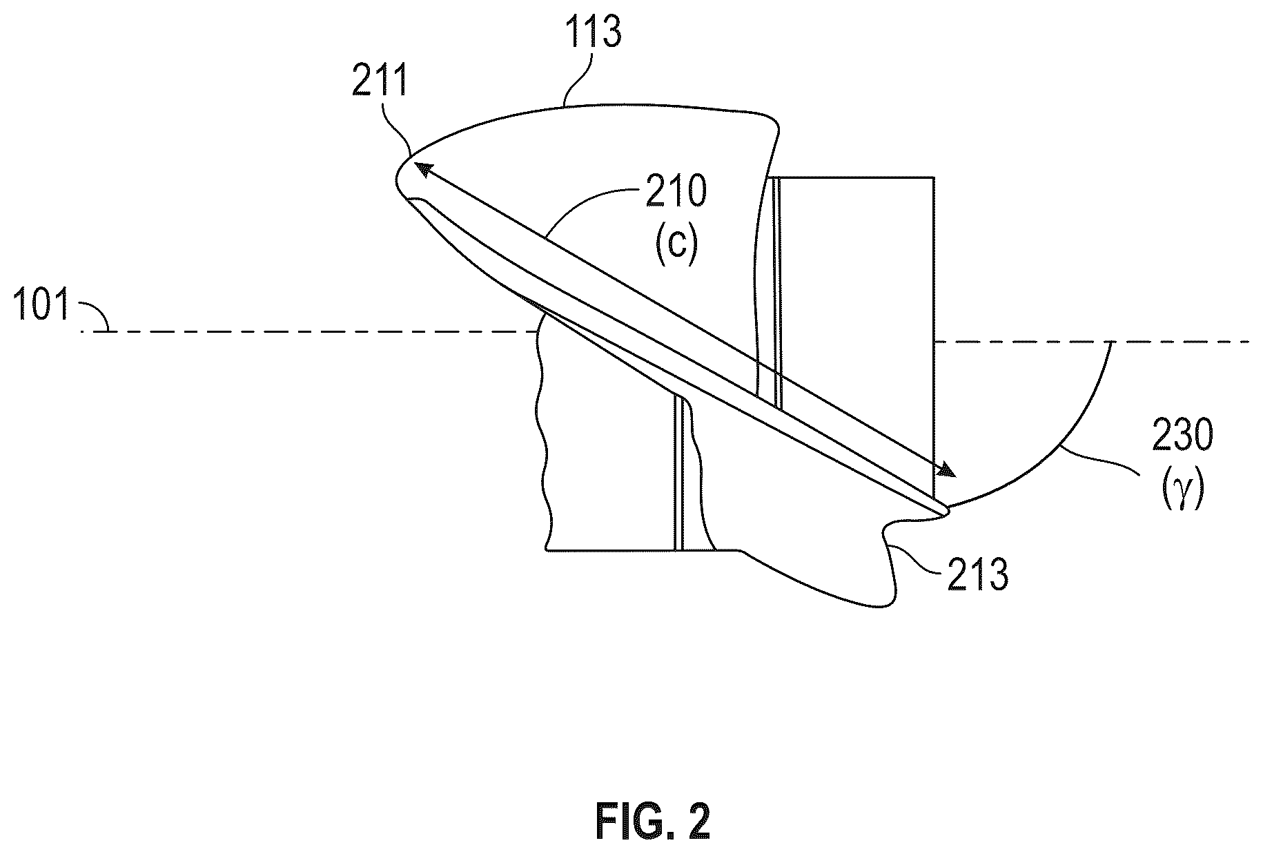 Patent US12612883 Figure 2 – Gas turbine engine with acoustic spacing of the fan blades and outlet guide vanes