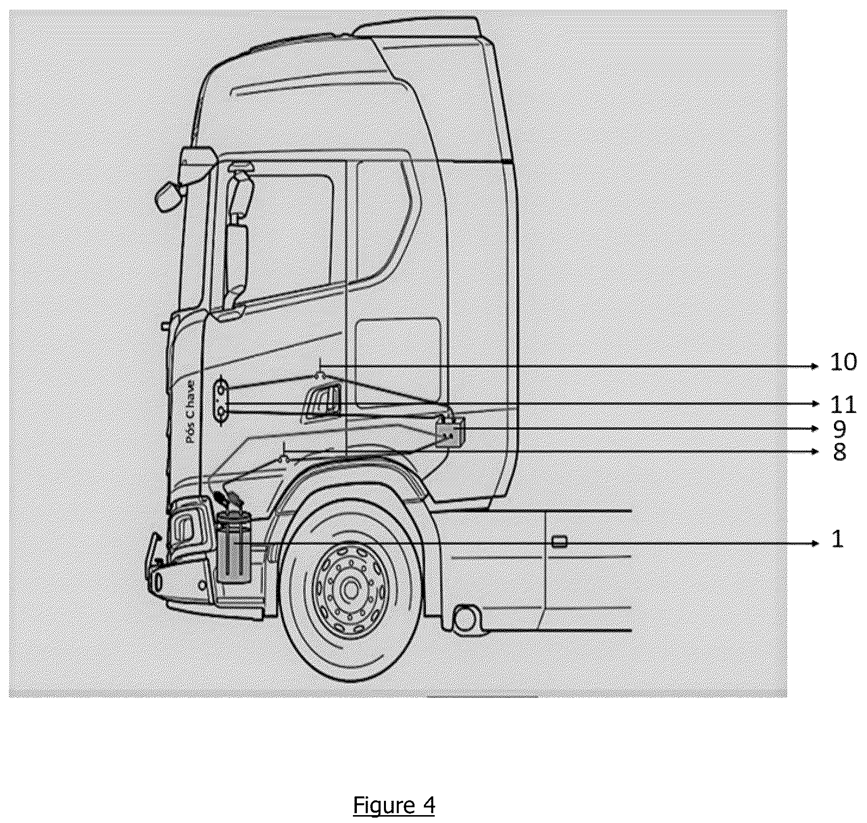 Patent US12612886 Figure 4 – Hydrogen generation device for optimising combustion and reducing the emission of pollutants in diesel cycle engines and method of use