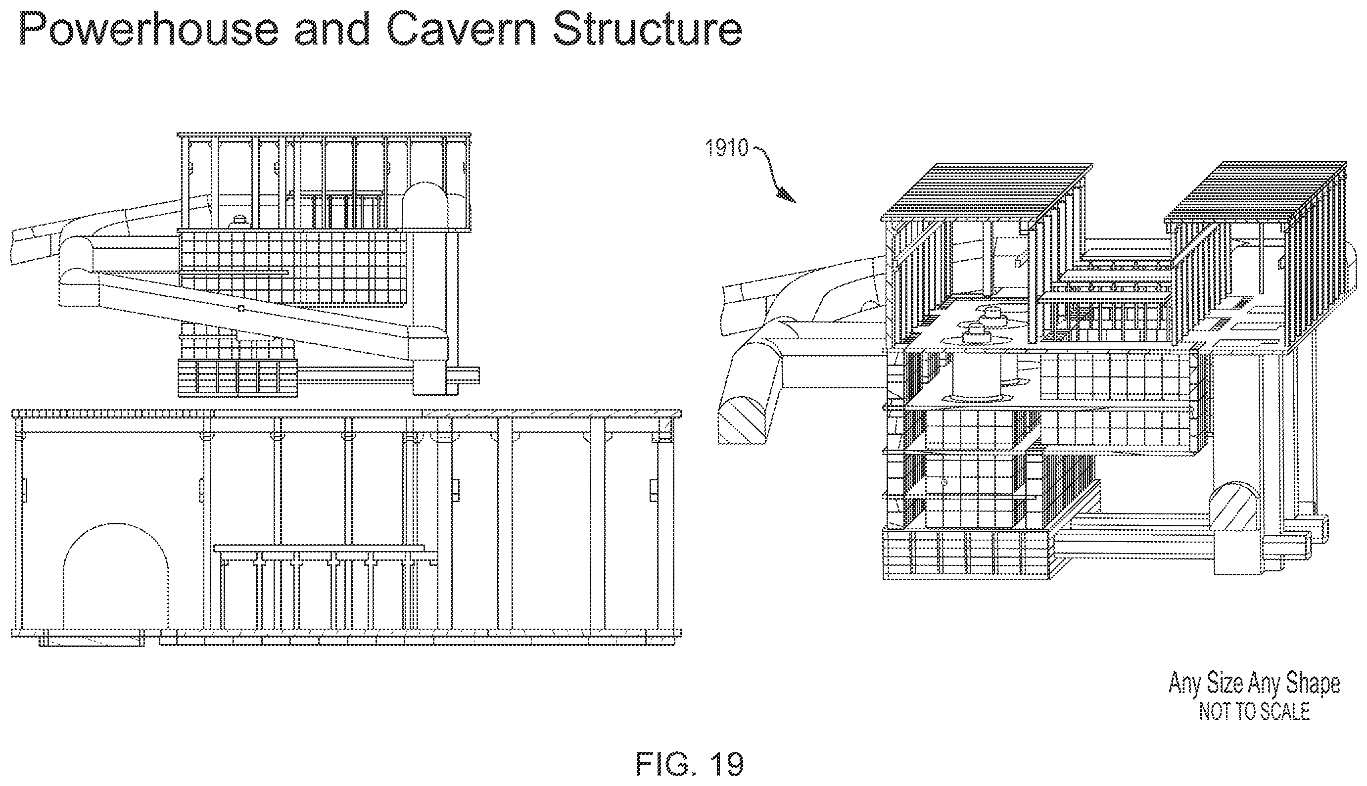 Patent US12612889 Figure 19 – Modular hydropower systems and methods with pumped storage