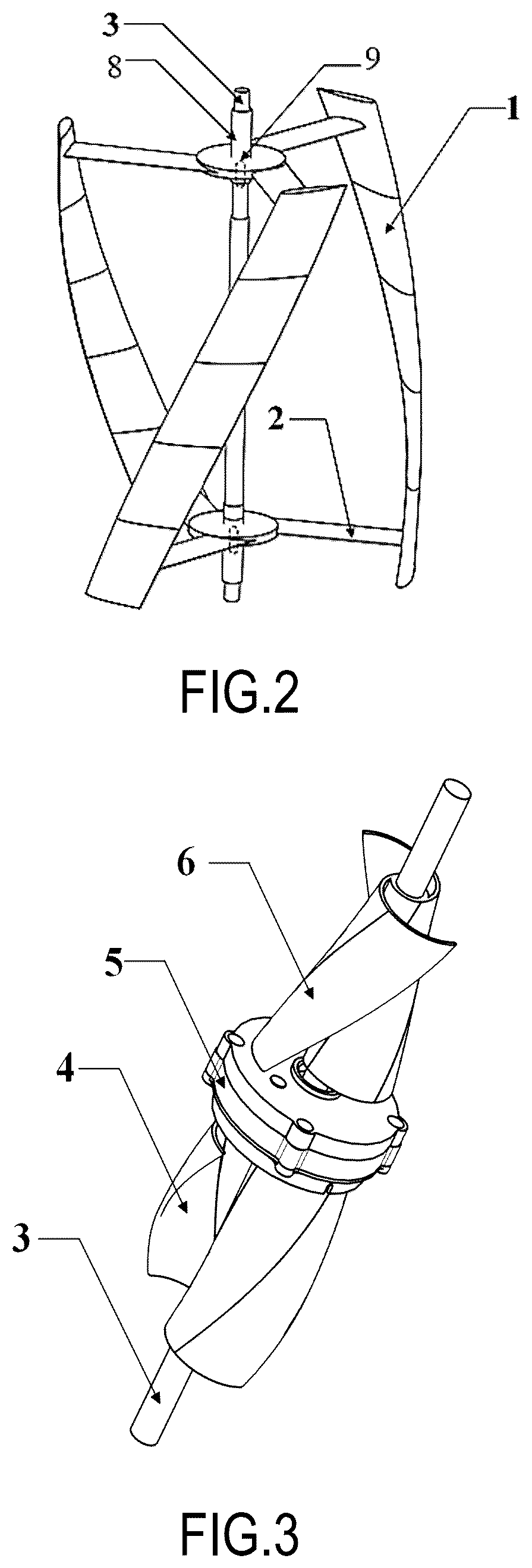 Patent US12612892 Figure 2 – Hydropower device combining lift and drag effects