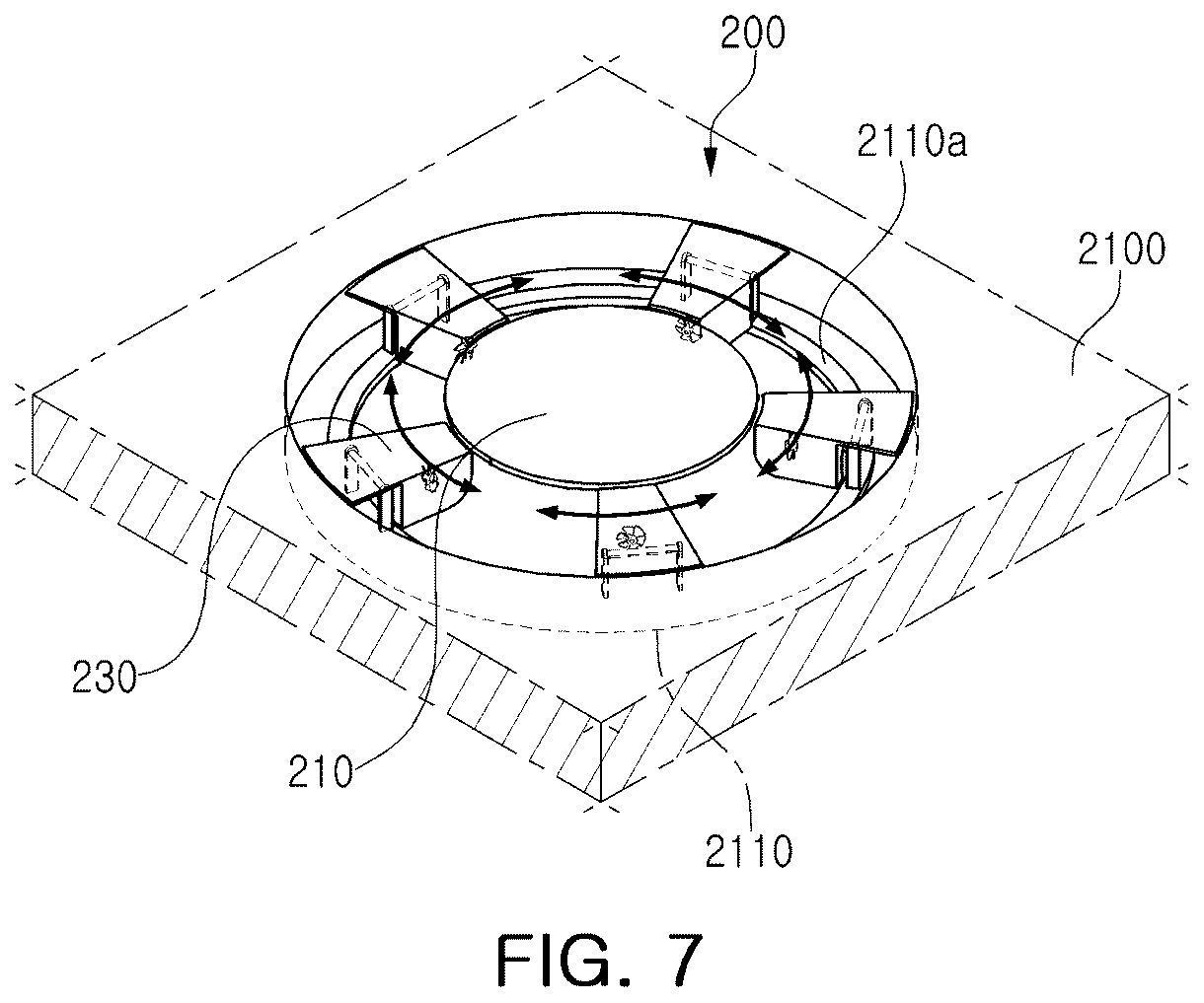 Patent US12612896 Figure 6 – Wind power generation structure and method for vertiport
