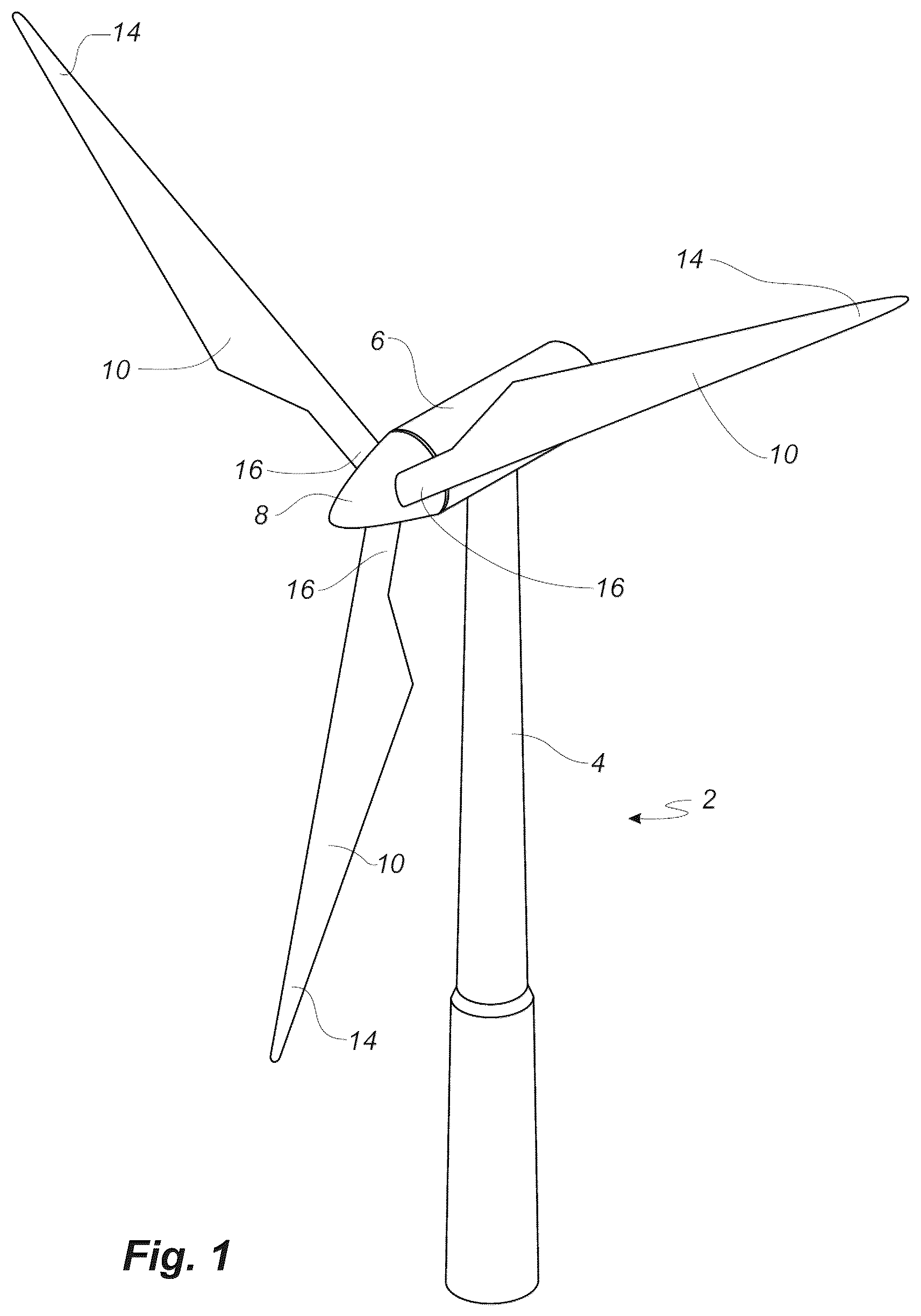 Patent US12612897 — Performing post-moulding operations on a blade segment of a wind turbine blade — Figure 1