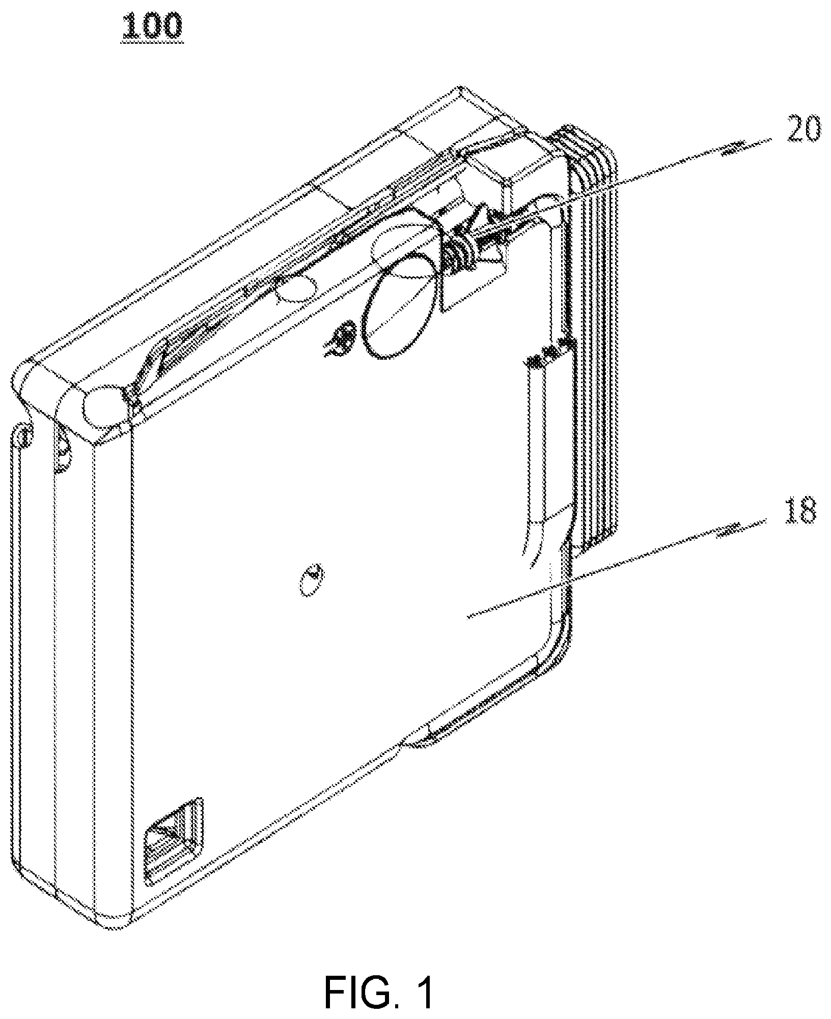 Patent US12612903 Figure 1 – Compressor assembly for an apparatus for inflating and/or repairing inflatable items or products as needed